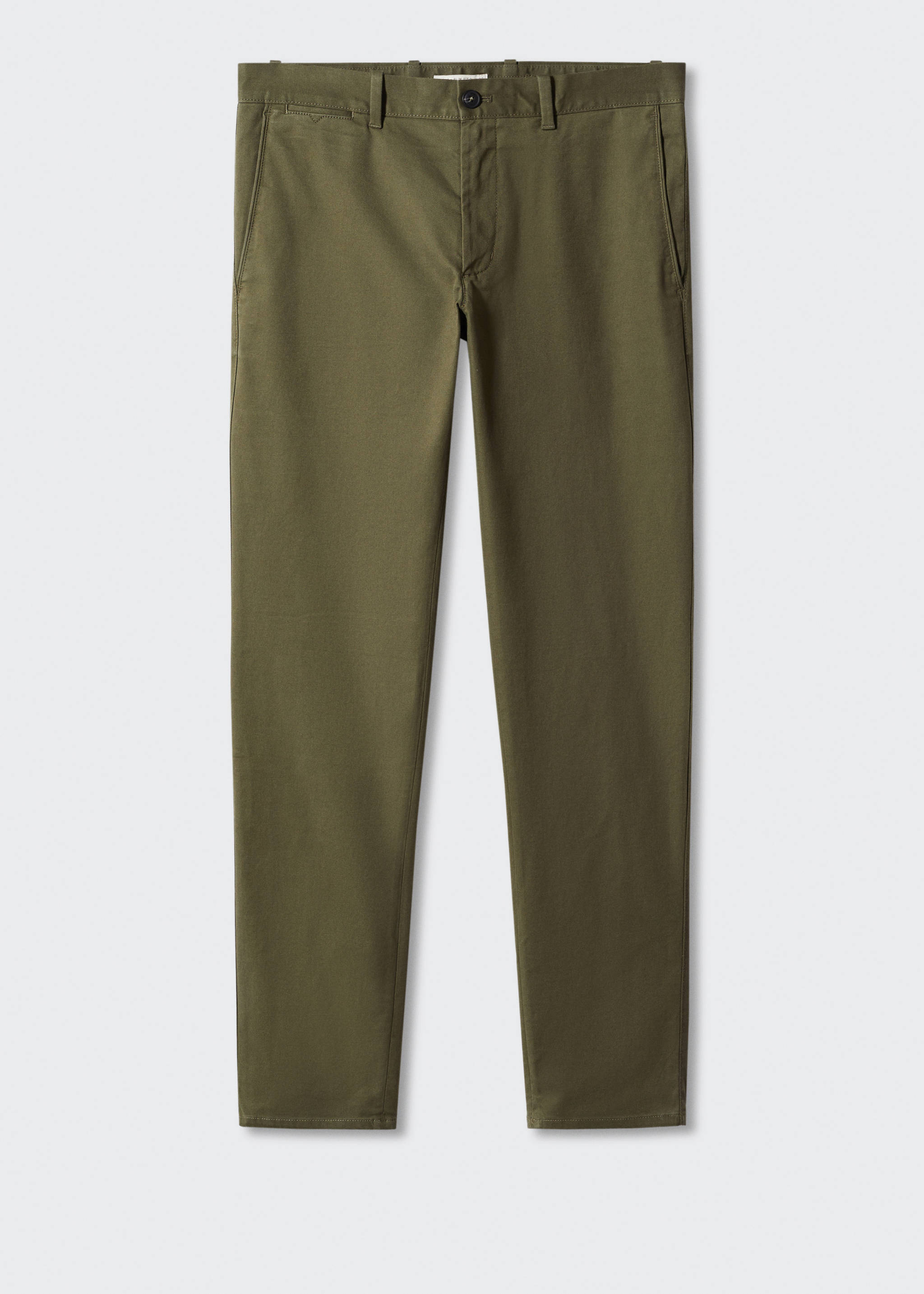 Slim fit serge chino trousers - Article without model