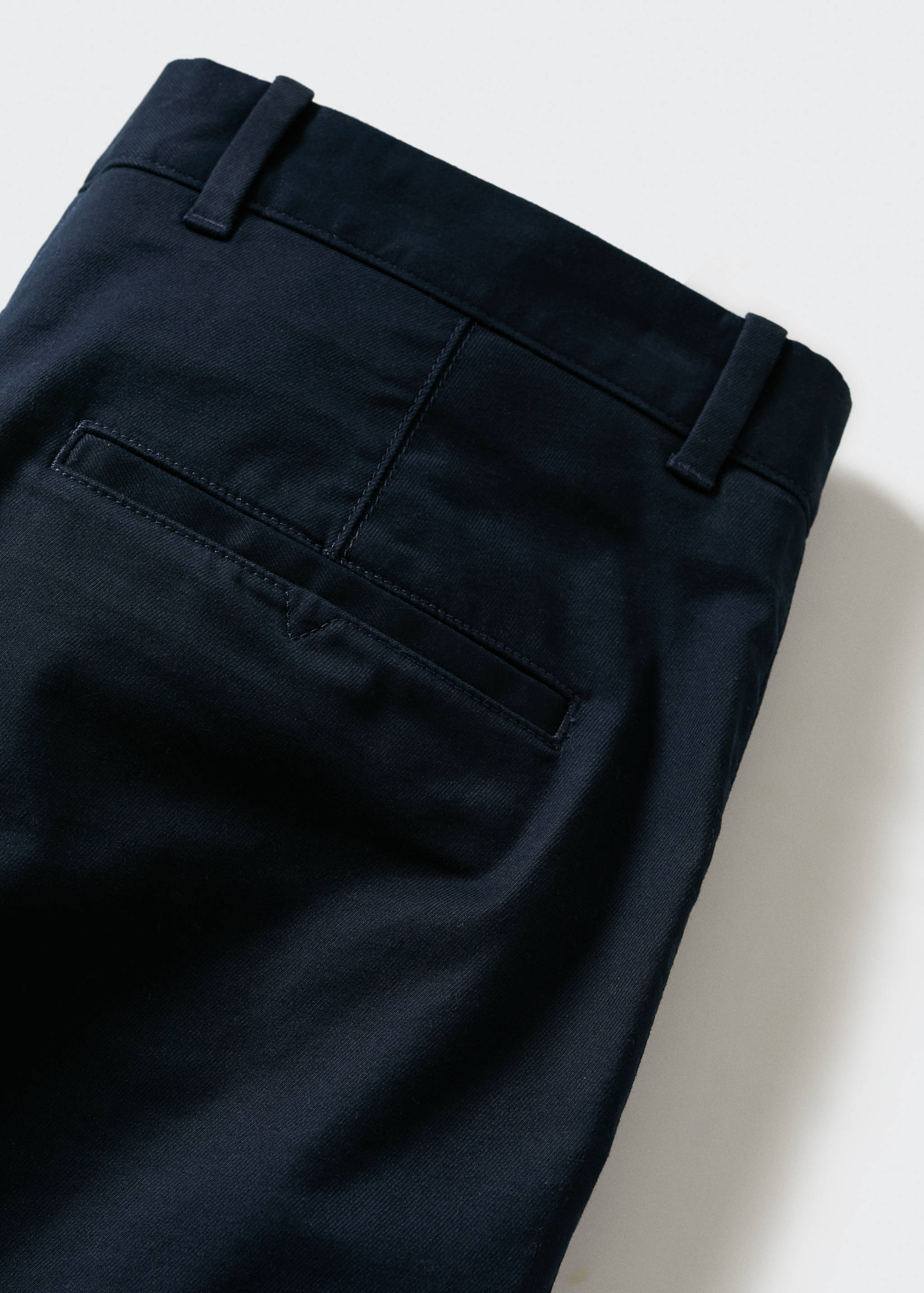 Slim fit serge chino trousers - Details of the article 8