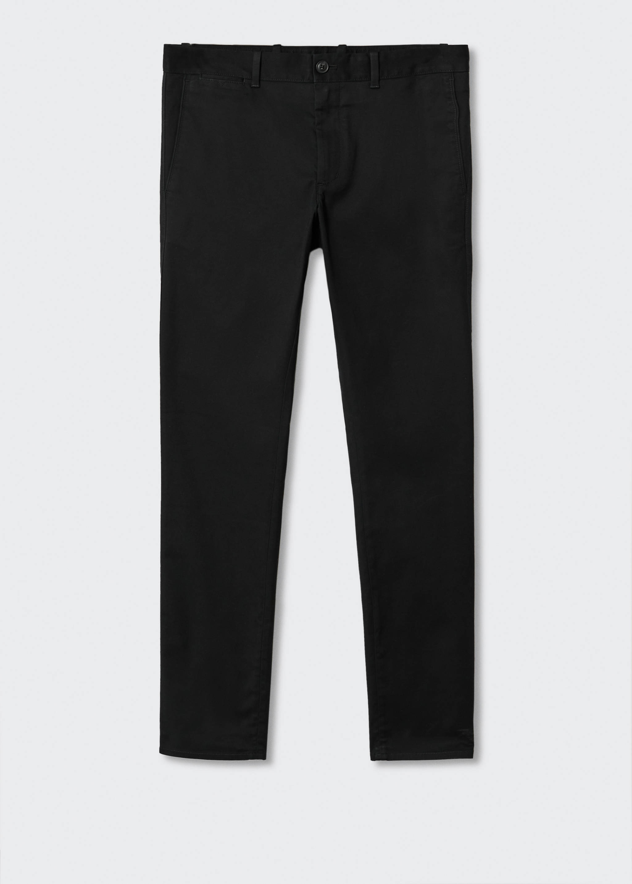 Slim fit serge chino trousers - Article without model