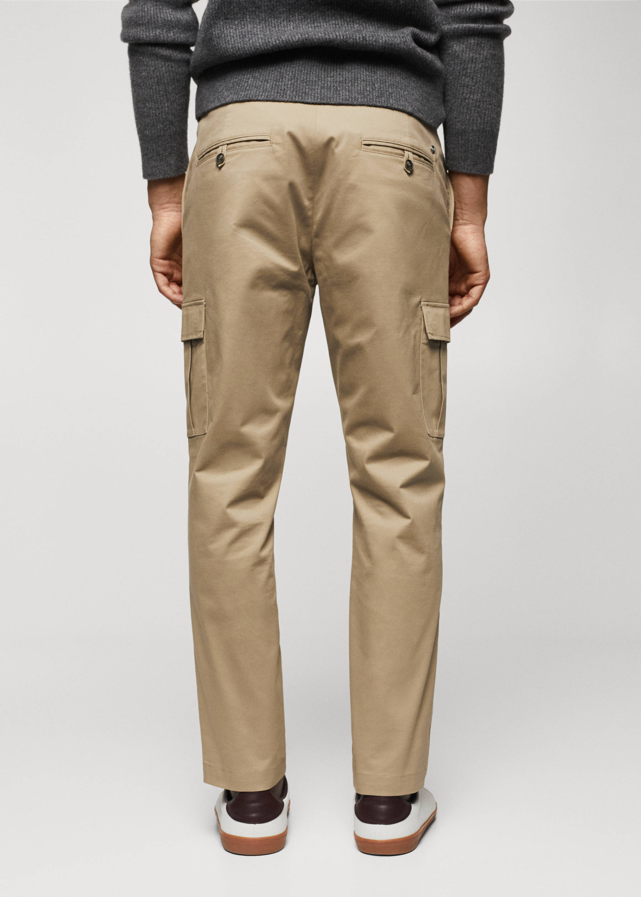 棉质工装裤 - null