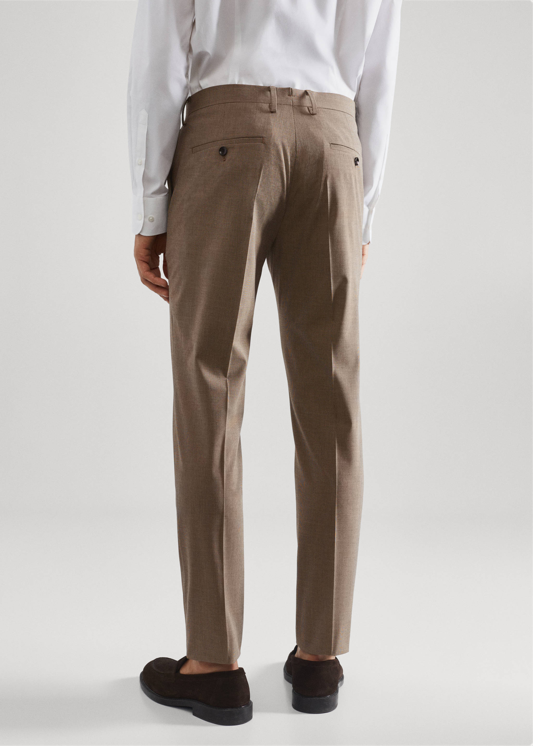 Super slim fit suit trousers - Reverse of the article