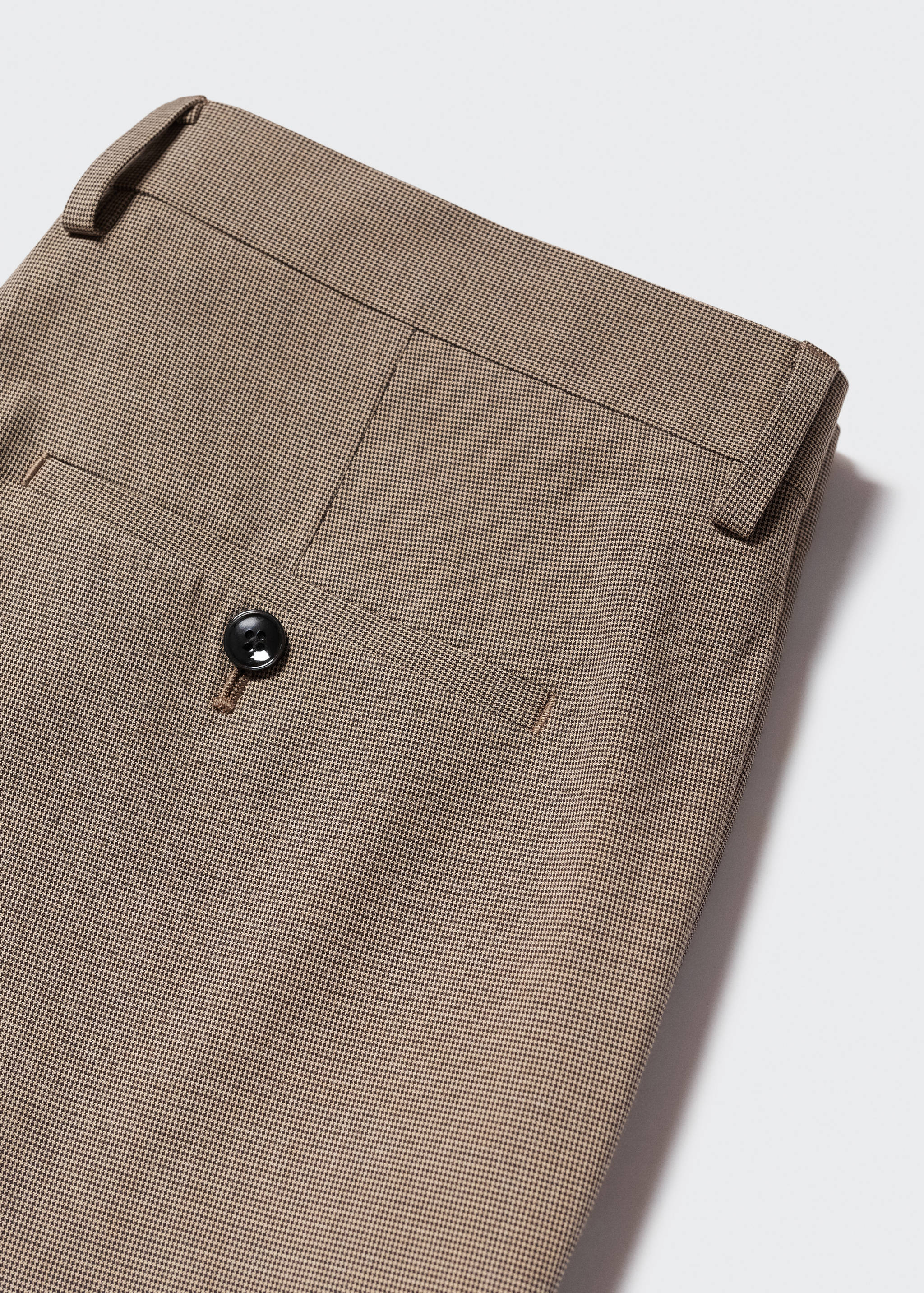 Super slim fit suit trousers - Details of the article 8
