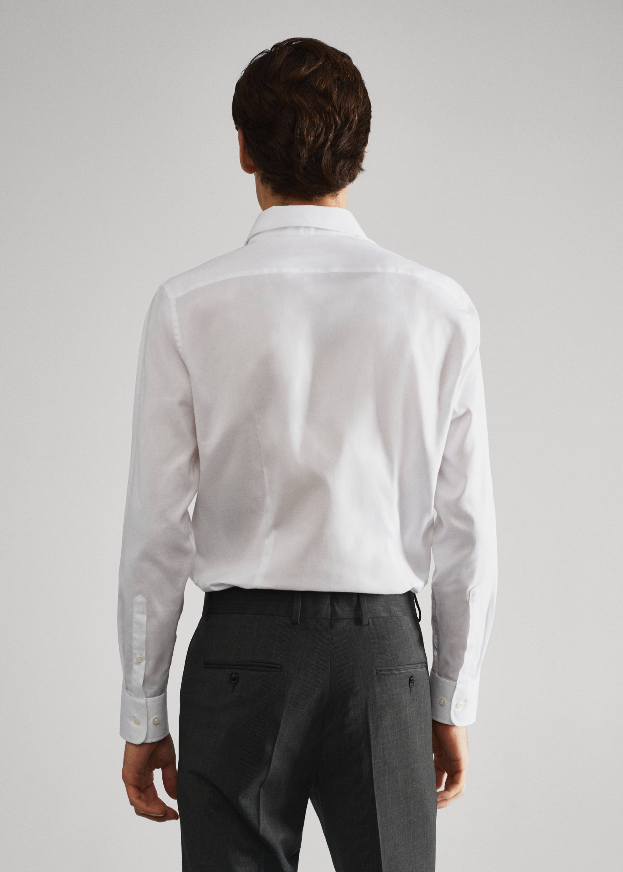 Chemise costume slim fit coton - Verso de l’article
