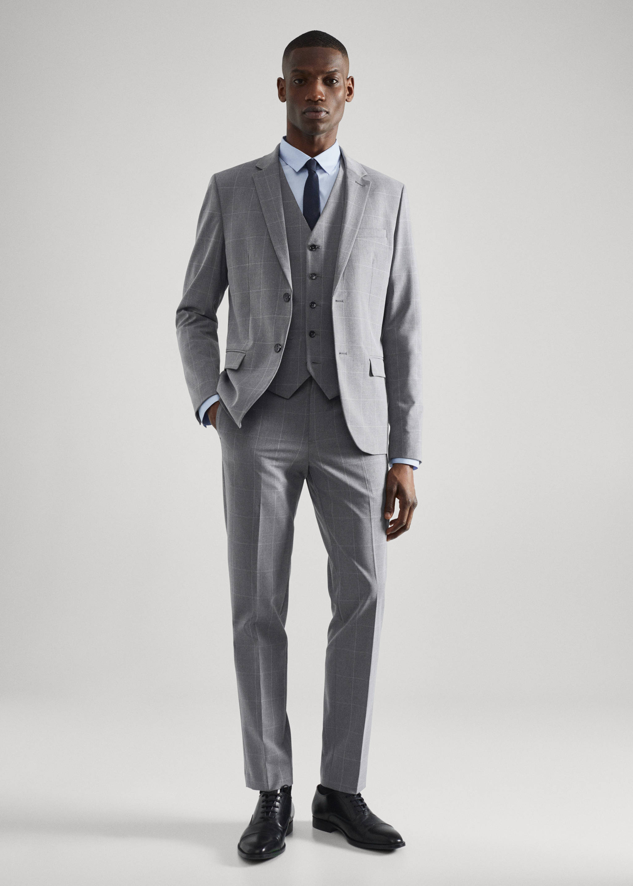 Chaleco traje super slim fit - Plano general