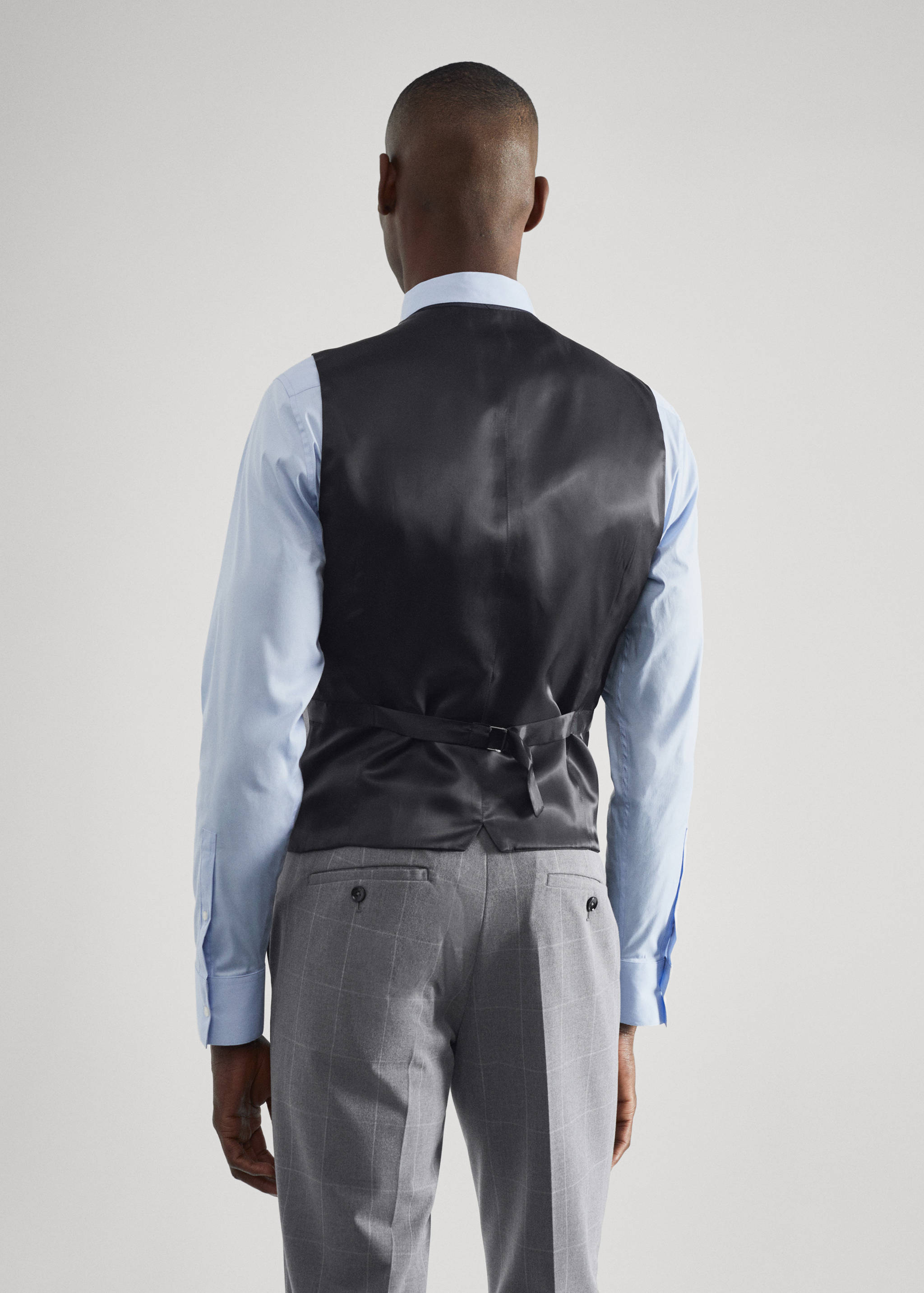 Chaleco traje super slim fit - Reverso del artículo