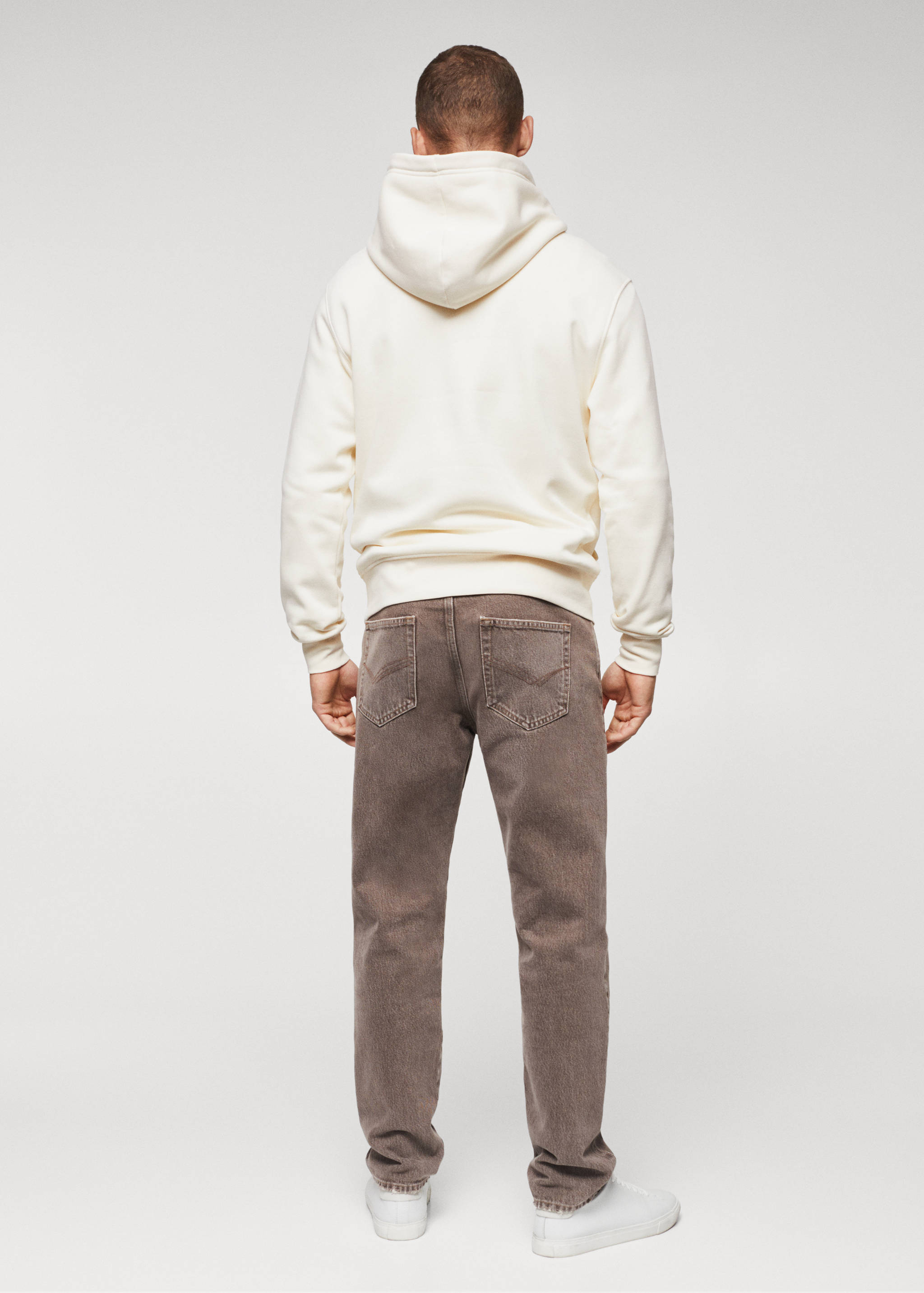 Hoodie cotton sweatshirt - Reverse of the article