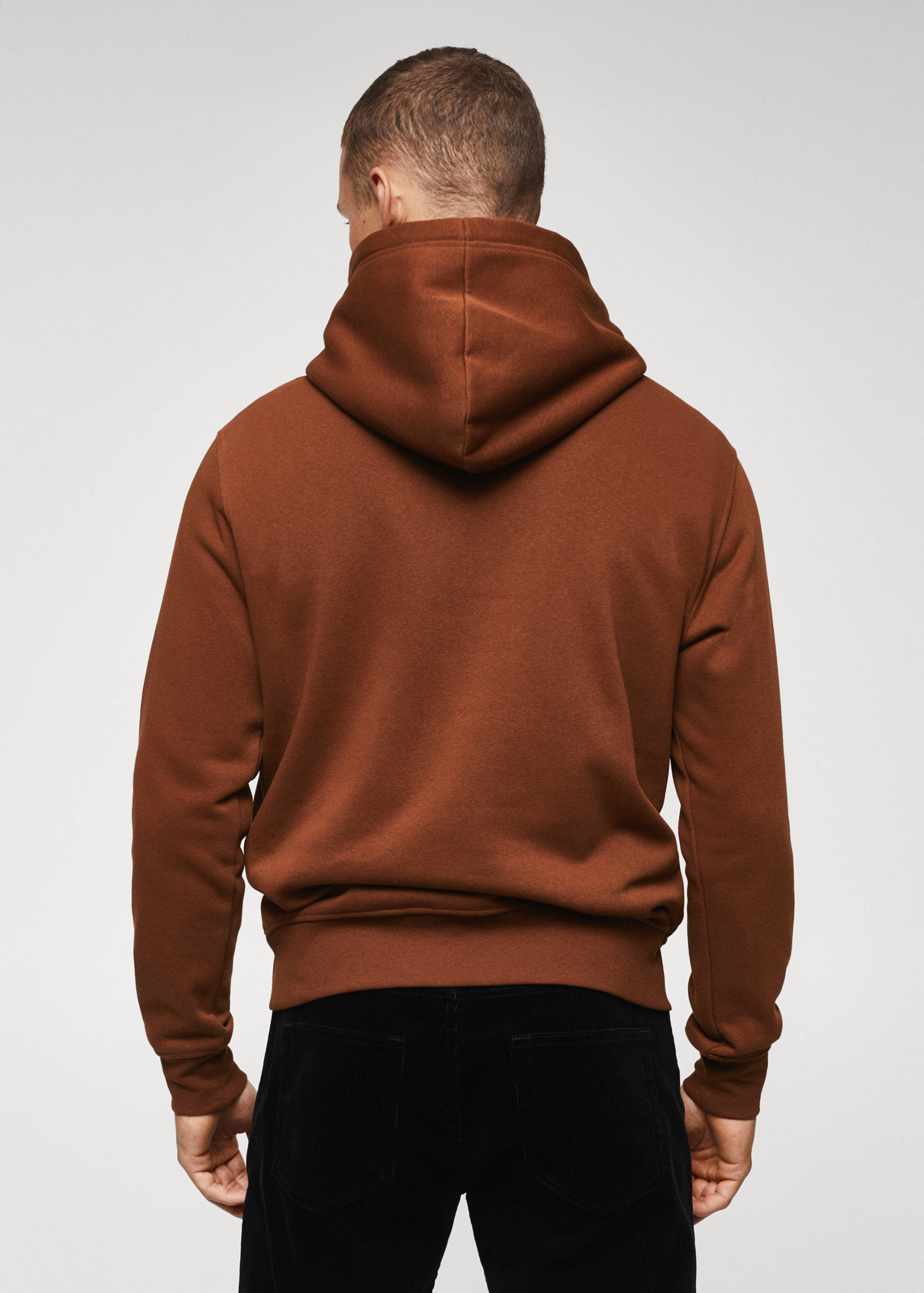 Hoodie cotton sweatshirt - Reverse of the article