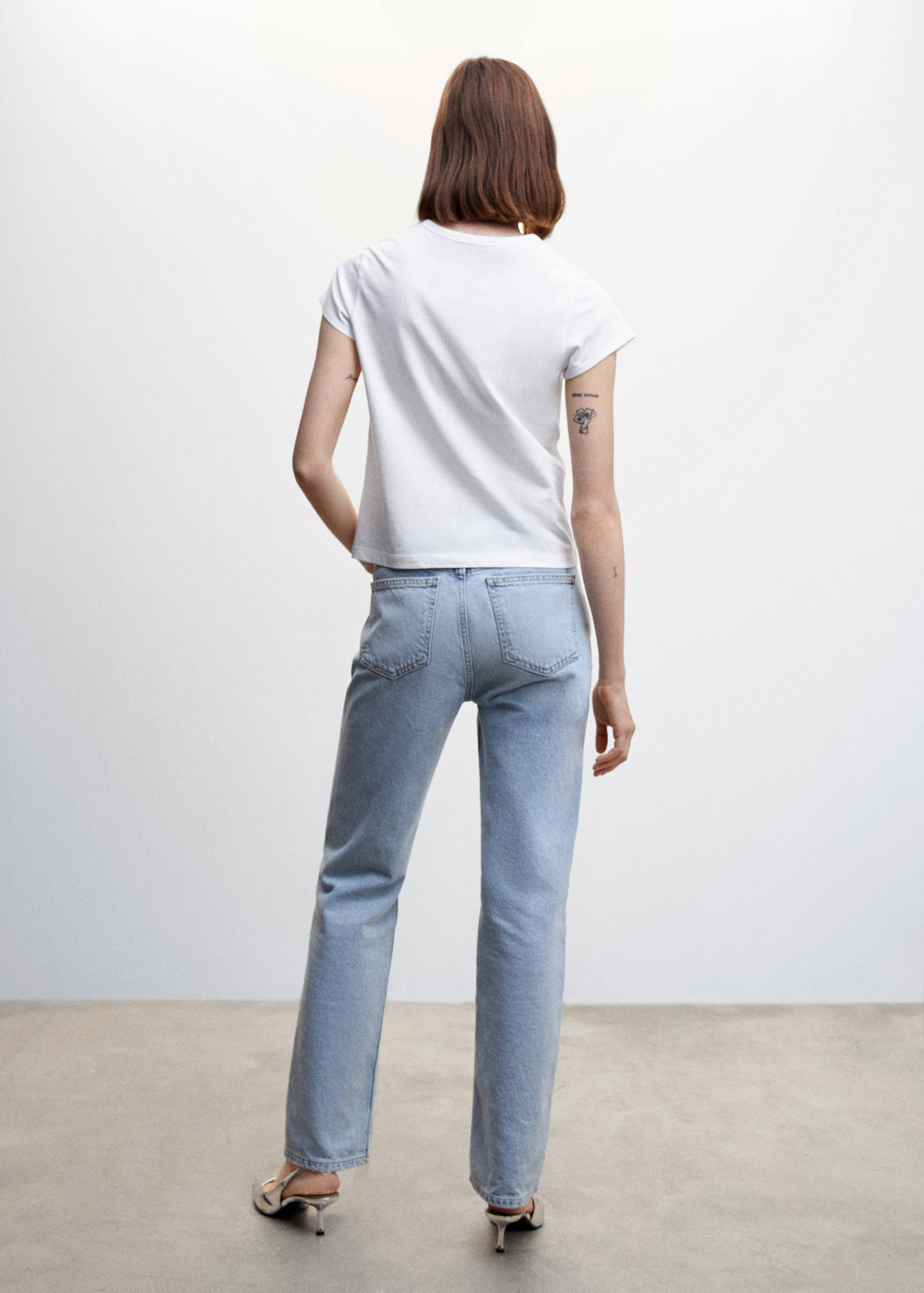 Metallic logo T-shirt - Reverse of the article