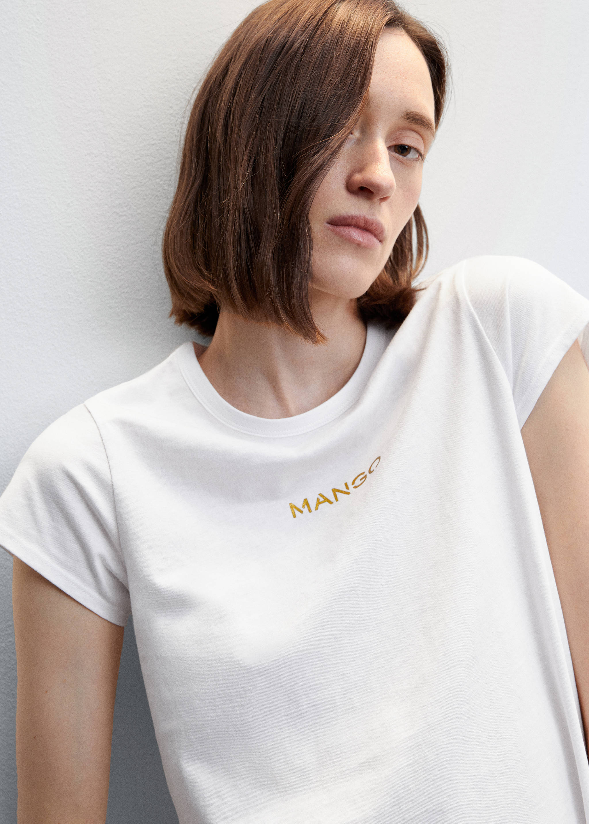 Metallic logo T-shirt - Details of the article 1