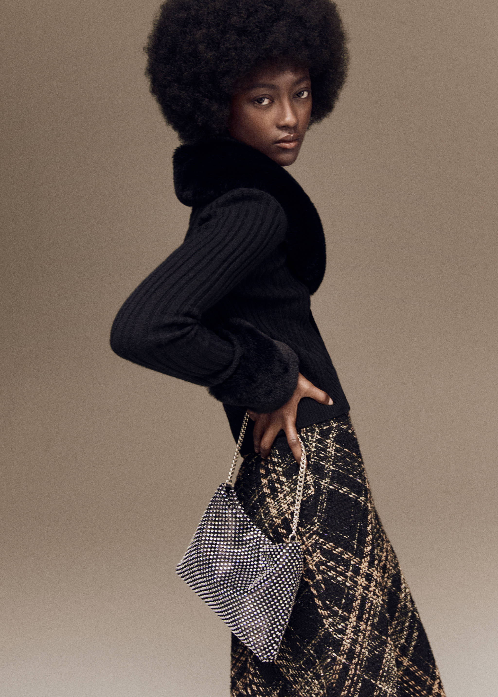 Bolso cristales strass - Plano general