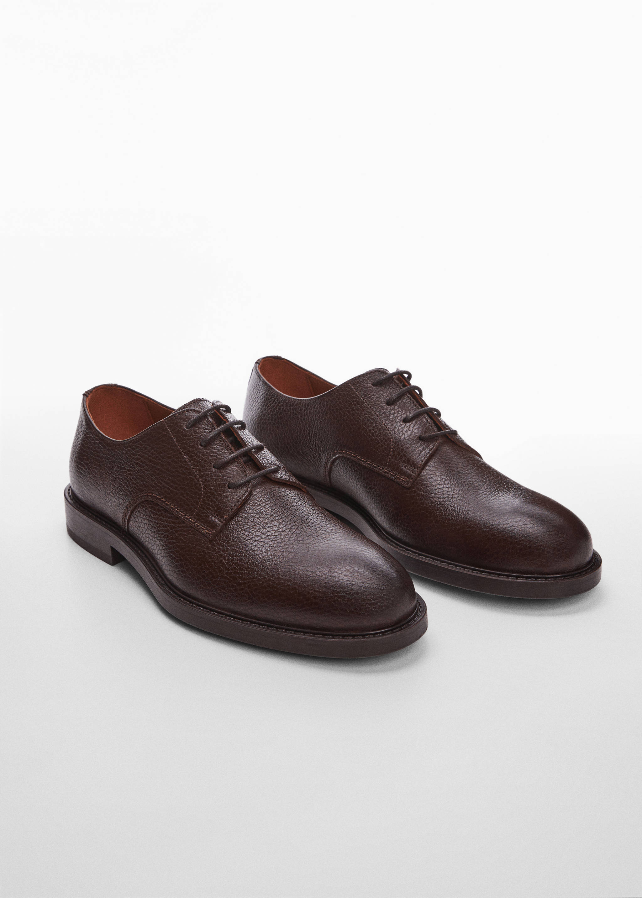 Leather blucher shoes - Medium plane