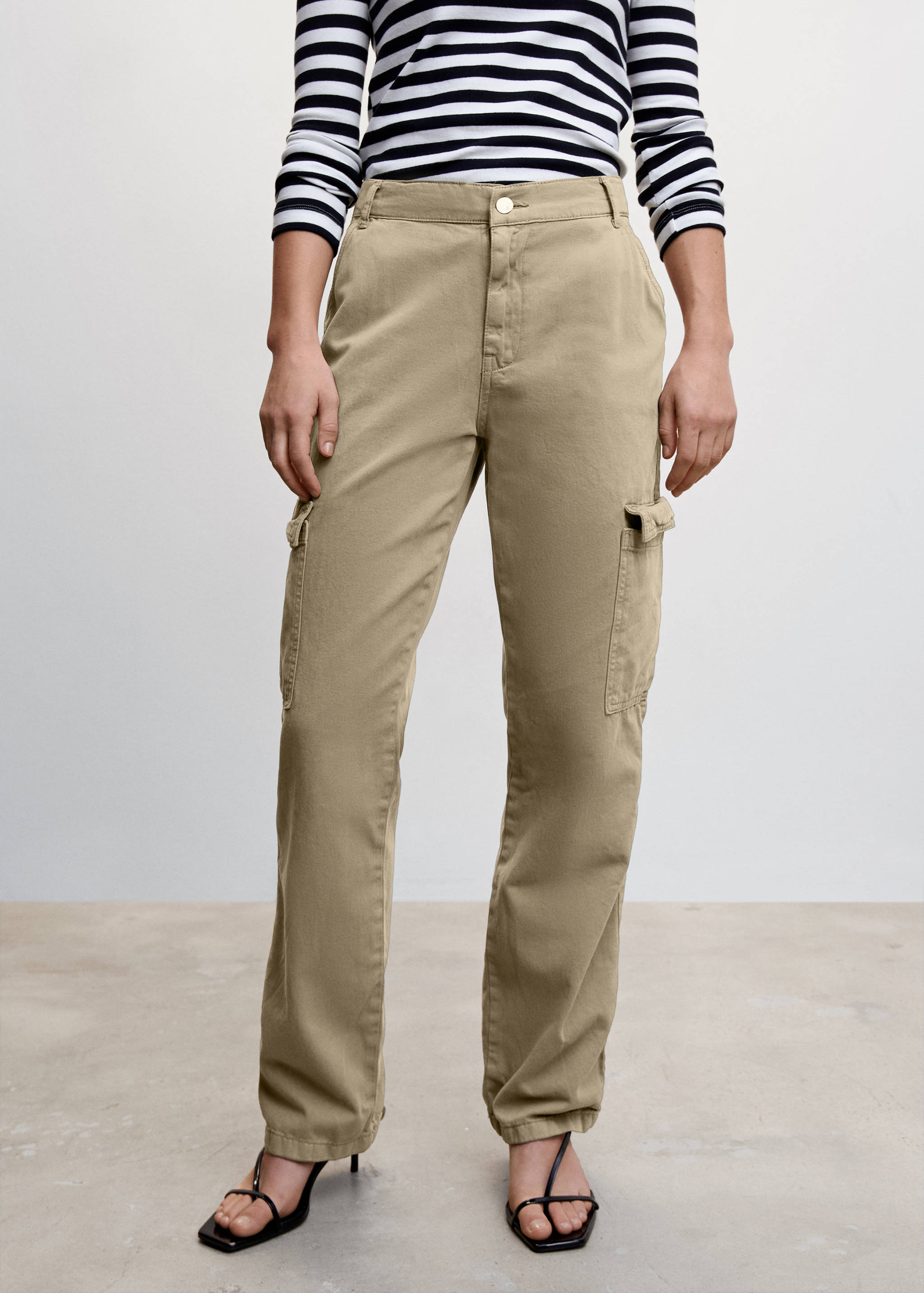 Pocket cargo jeans - Medium plane