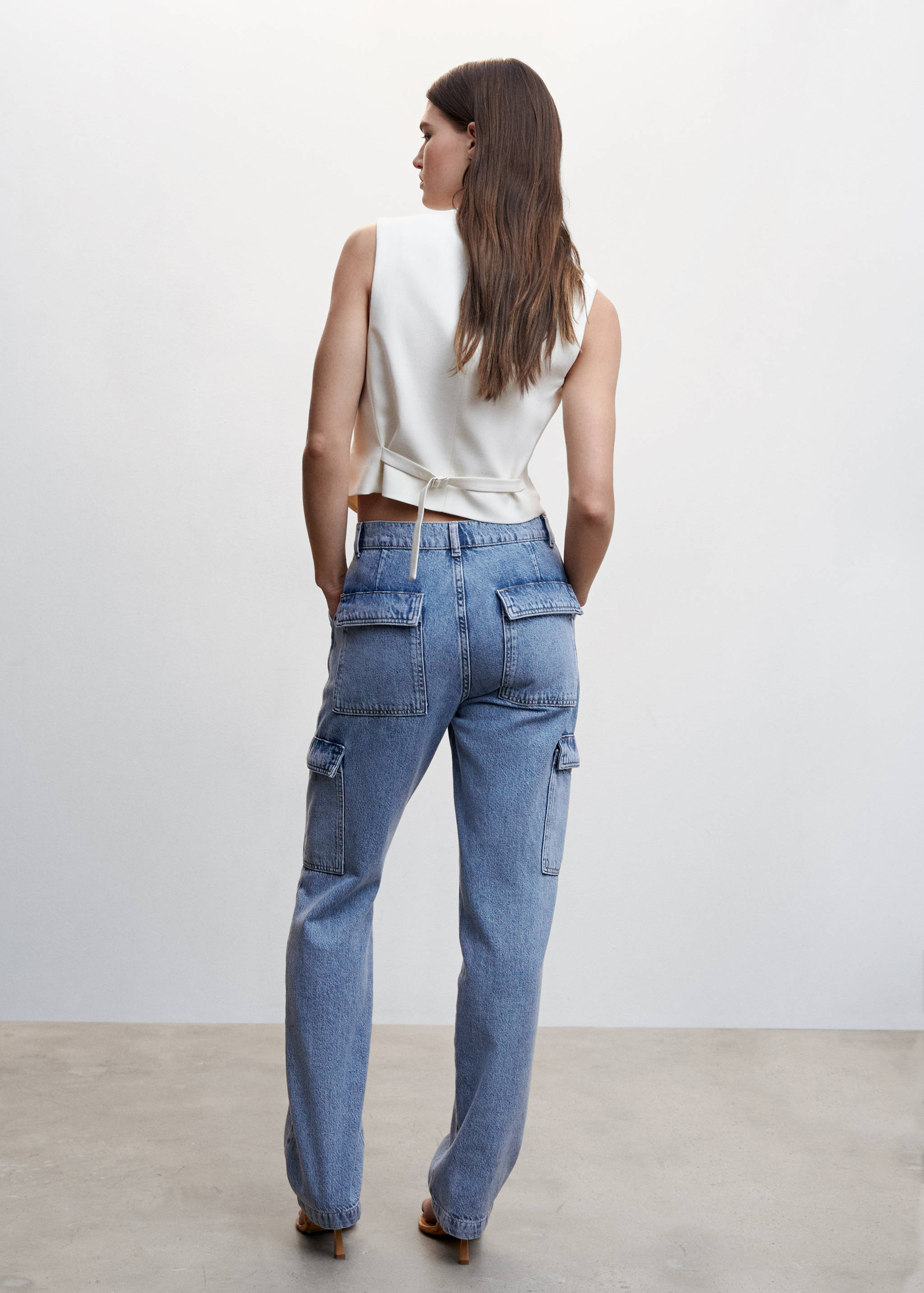 Pocket cargo jeans - Reverse of the article