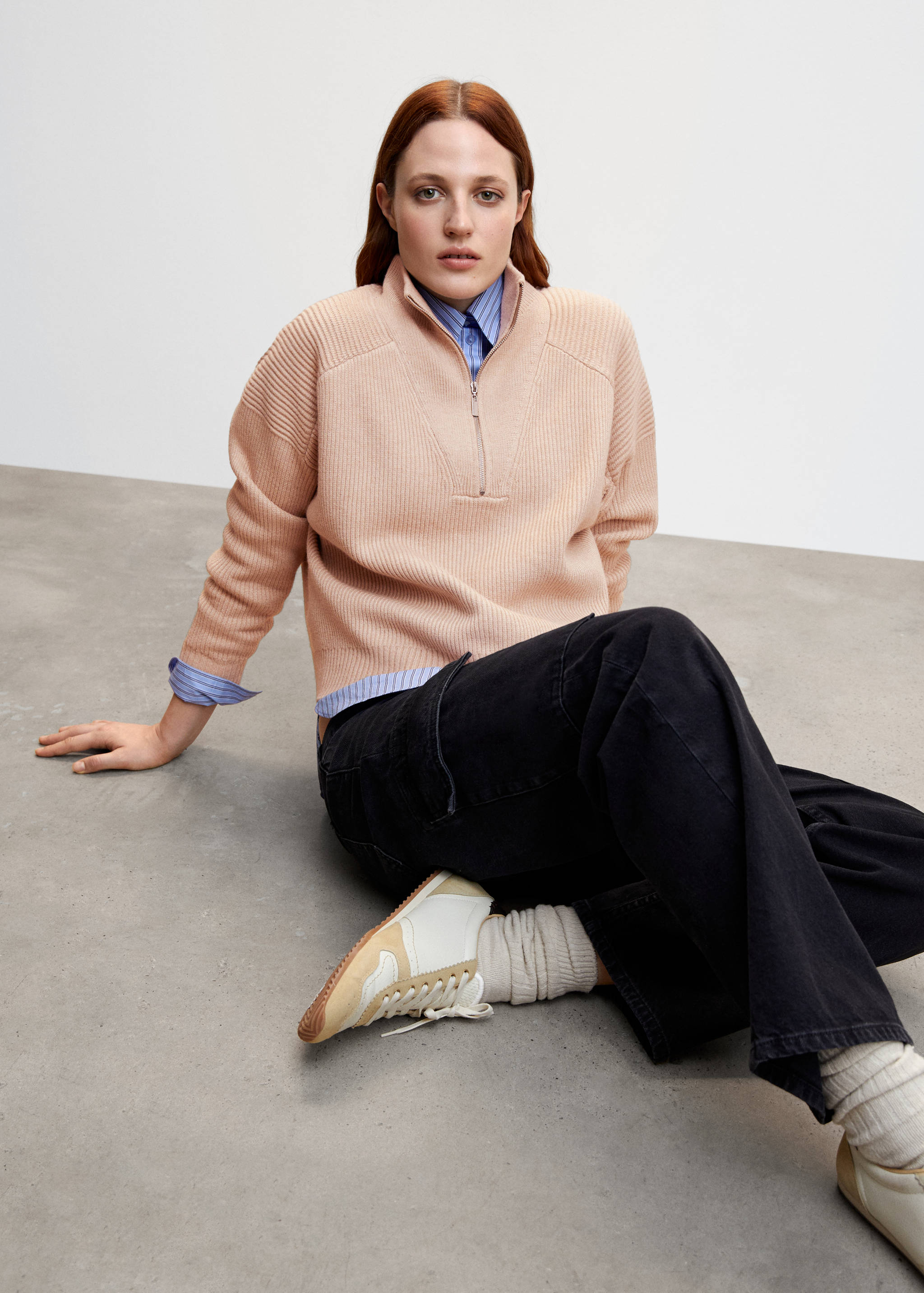 Camisola de gola alta com fecho de correr - Pormenor do artigo 1