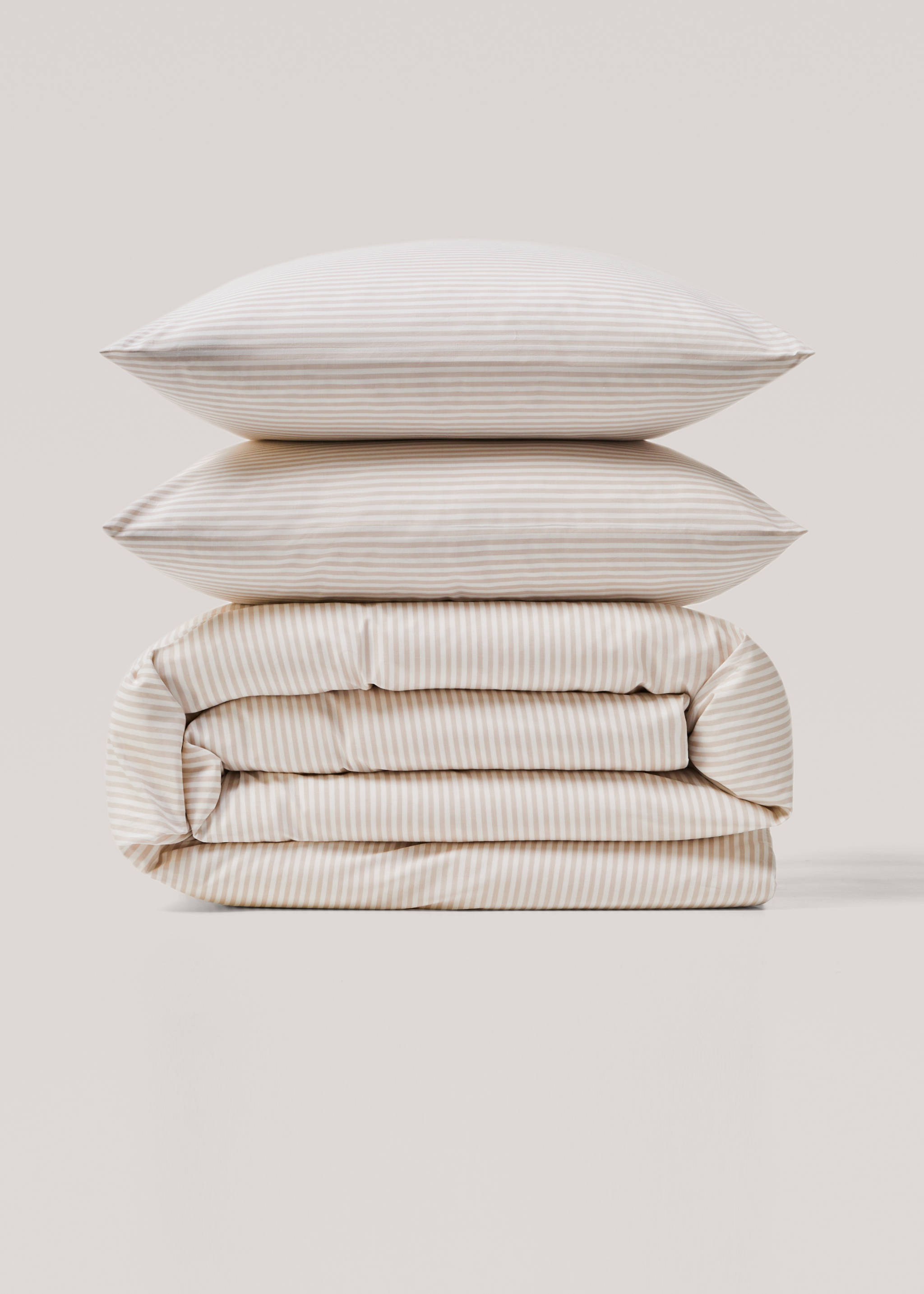 Bettbezug mit Streifenmuster für 90 cm Bett - Artikel ohne Model