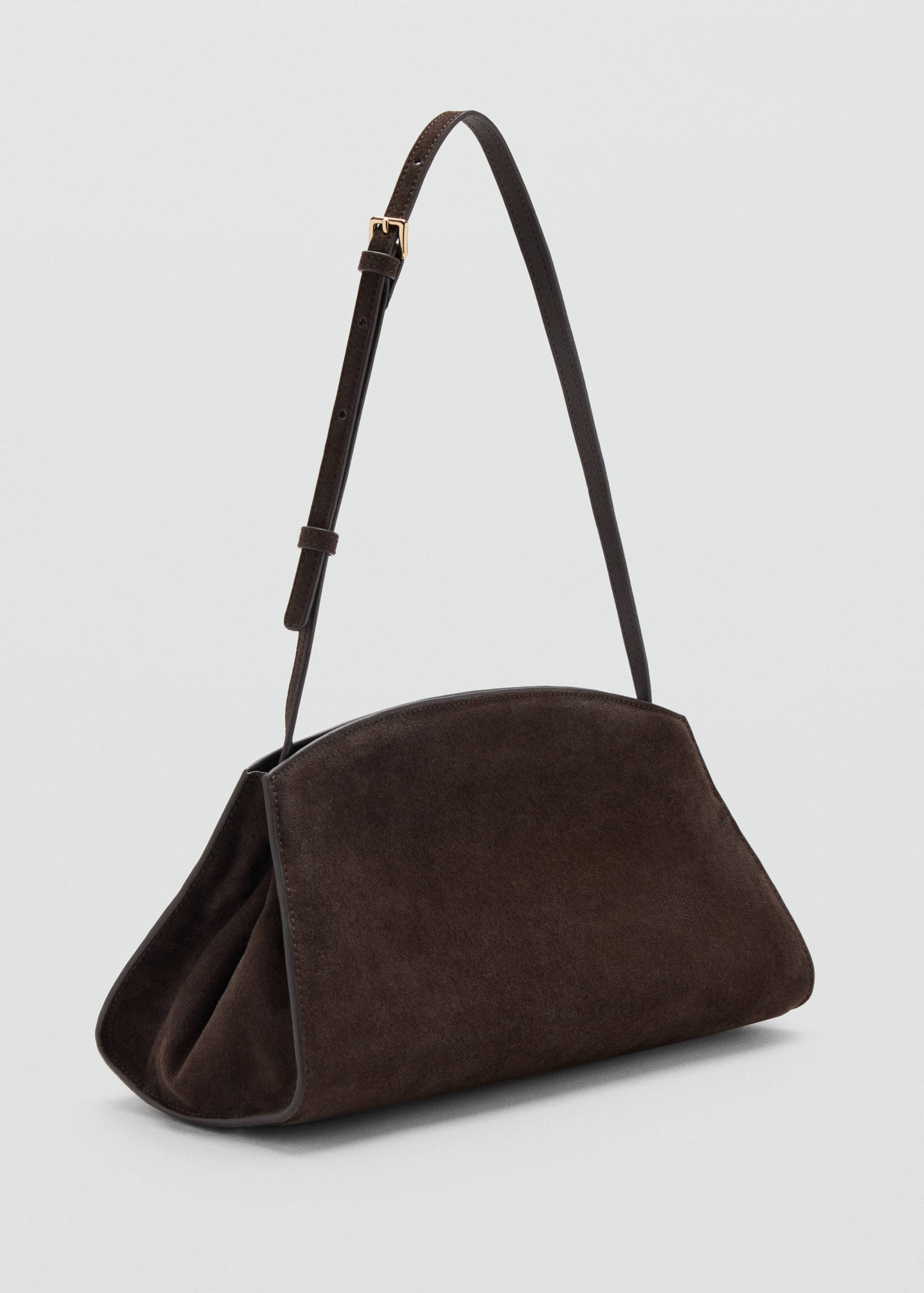 Sac bandoulière en daim - Plan moyen