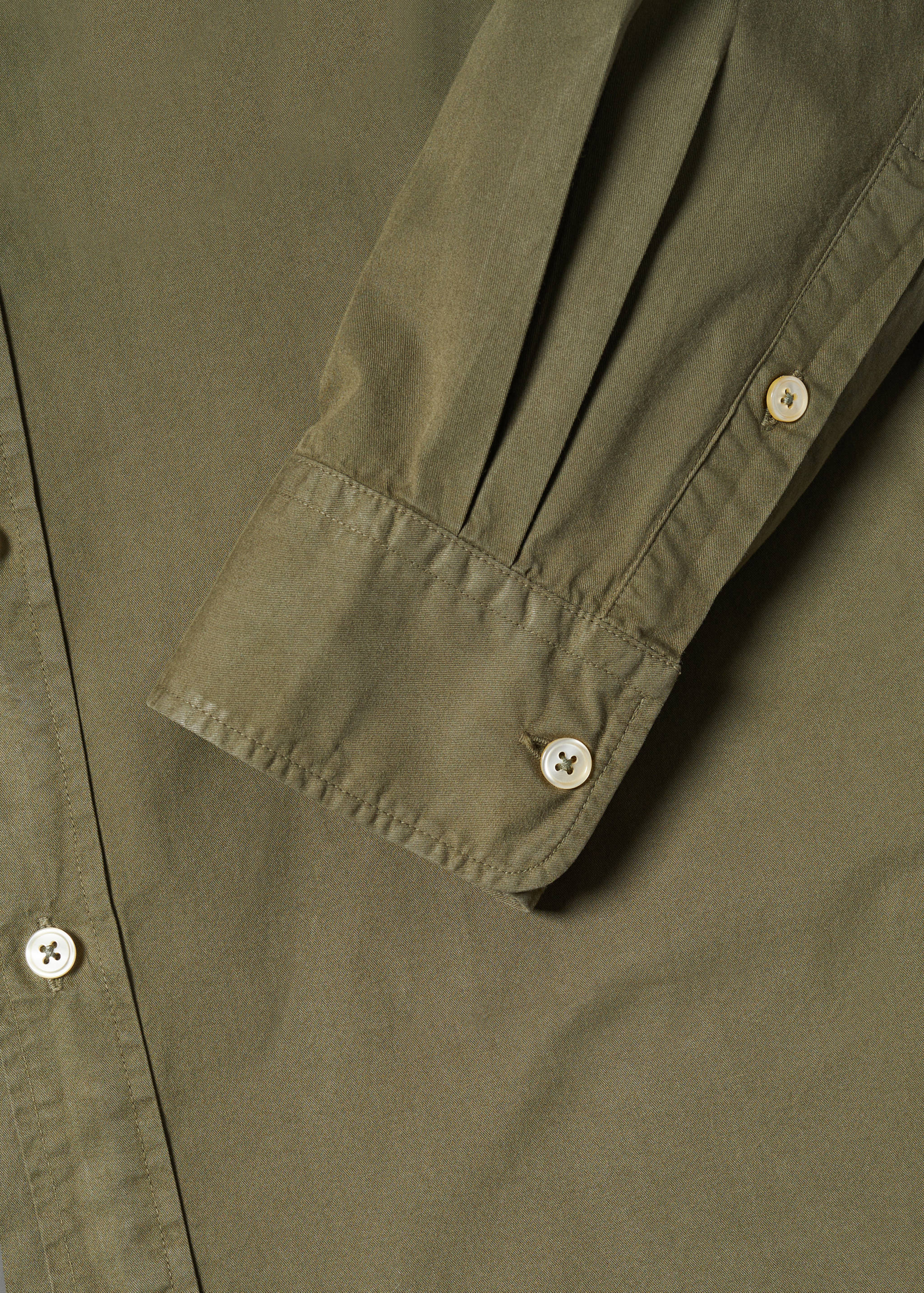 Slim fit cotton shirt - Details of the article 8
