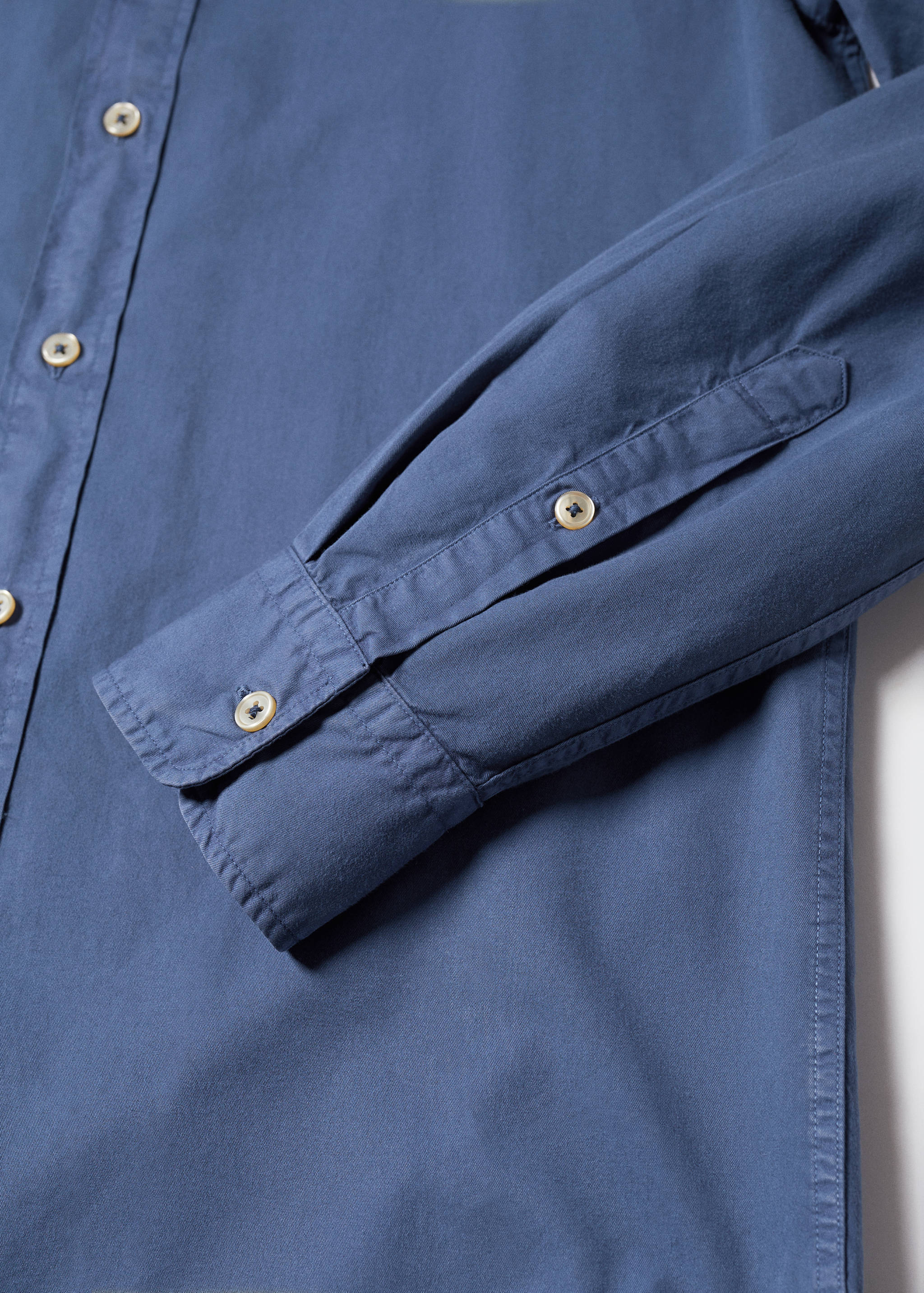 Slim fit cotton shirt - Details of the article 8