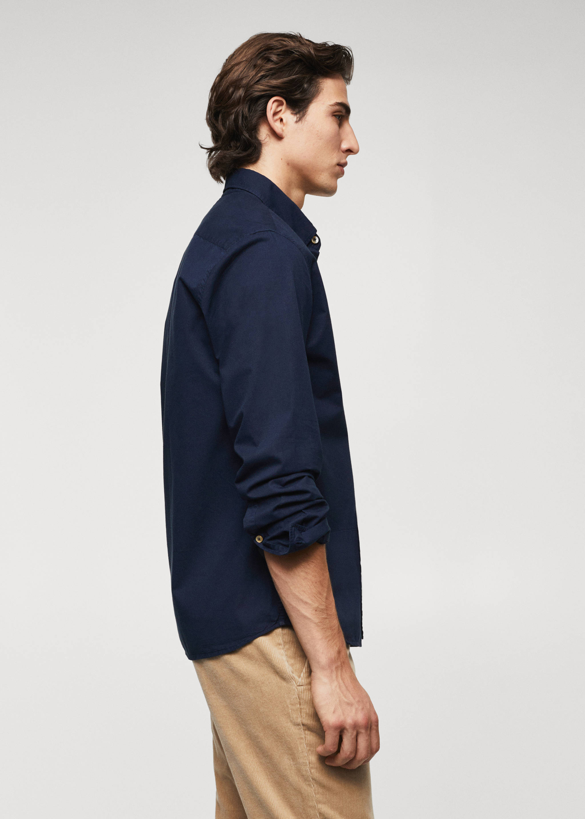 Slim fit cotton shirt - Details of the article 6