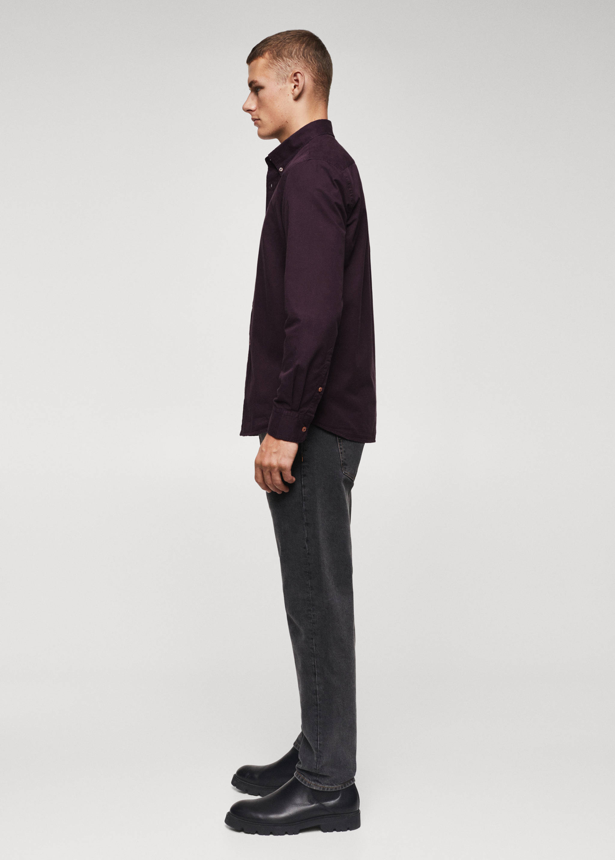 Slim fit cotton shirt - Details of the article 6