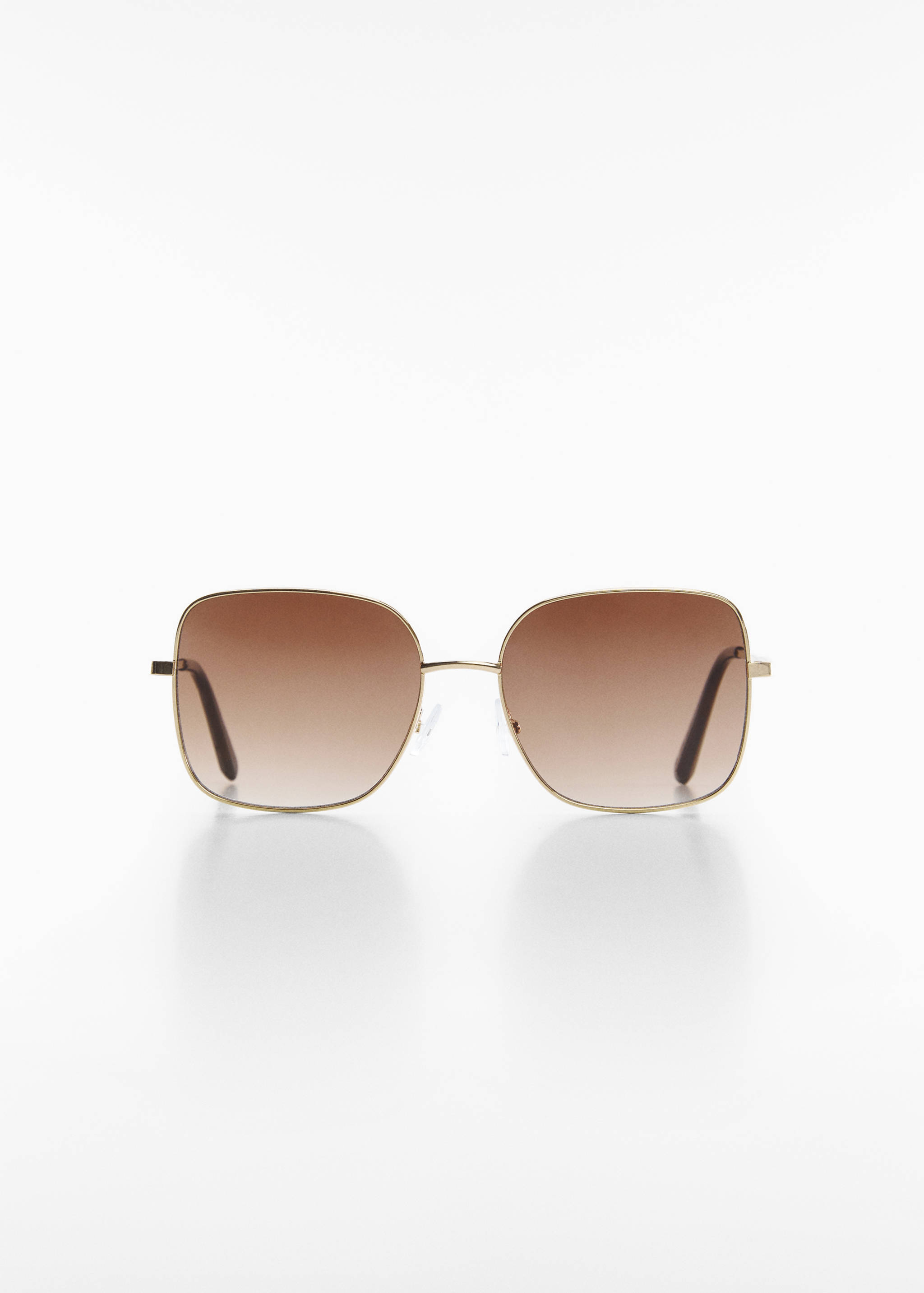 Square metallic frame sunglasses - Article without model