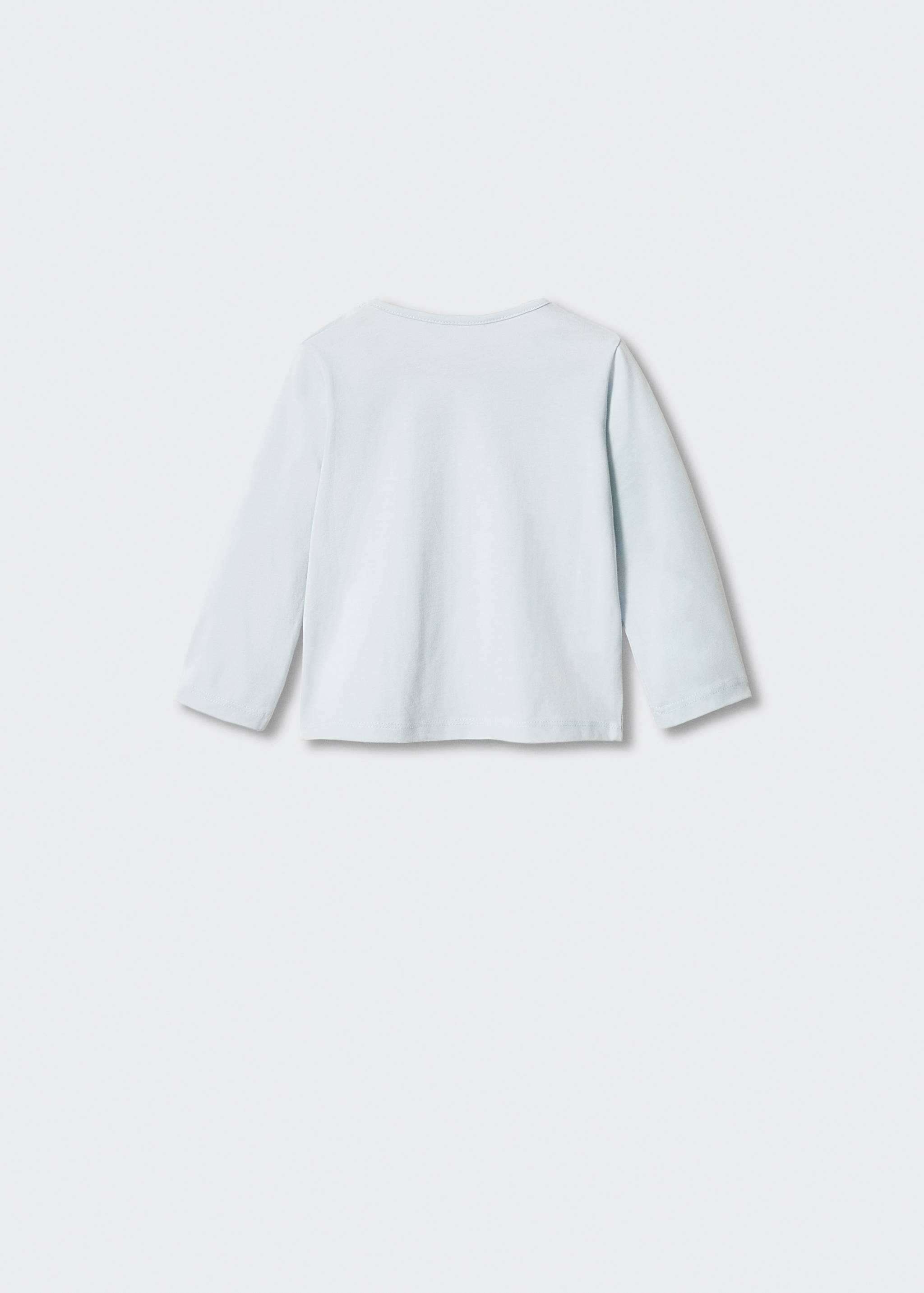 Printed long sleeve t-shirt - Reverse of the article