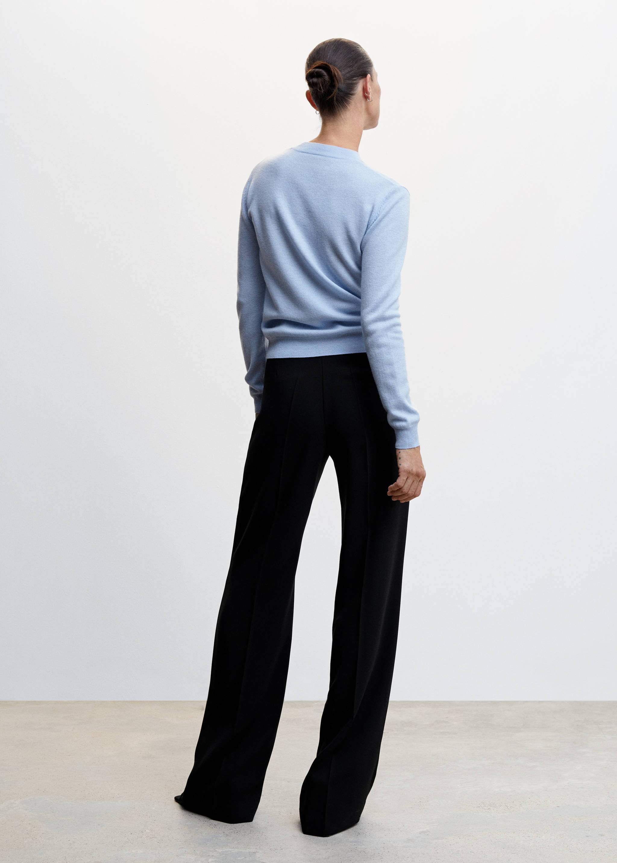 Брюки палаццо - Обратная сторона изделия