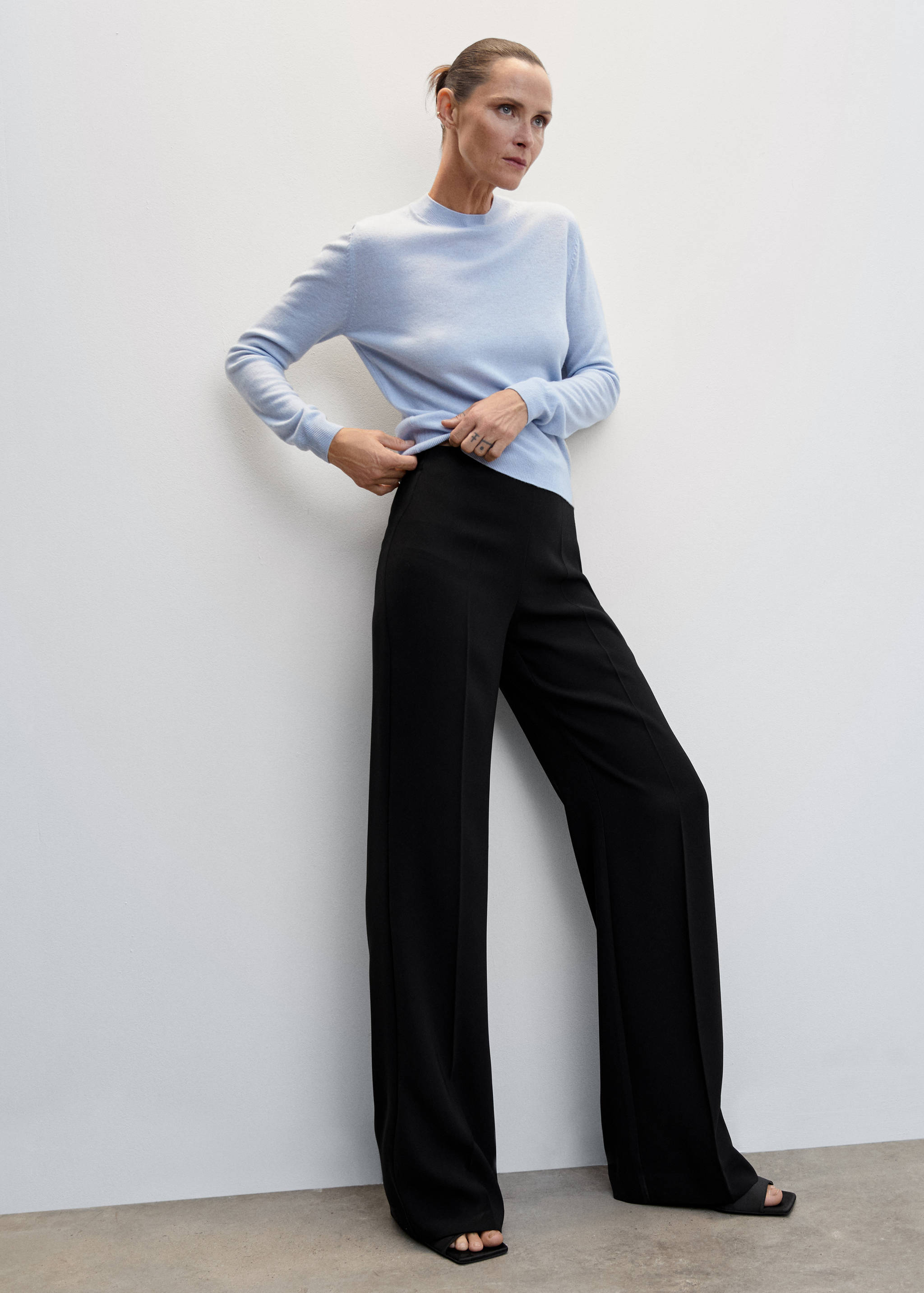 Брюки палаццо - Деталь изделия 2