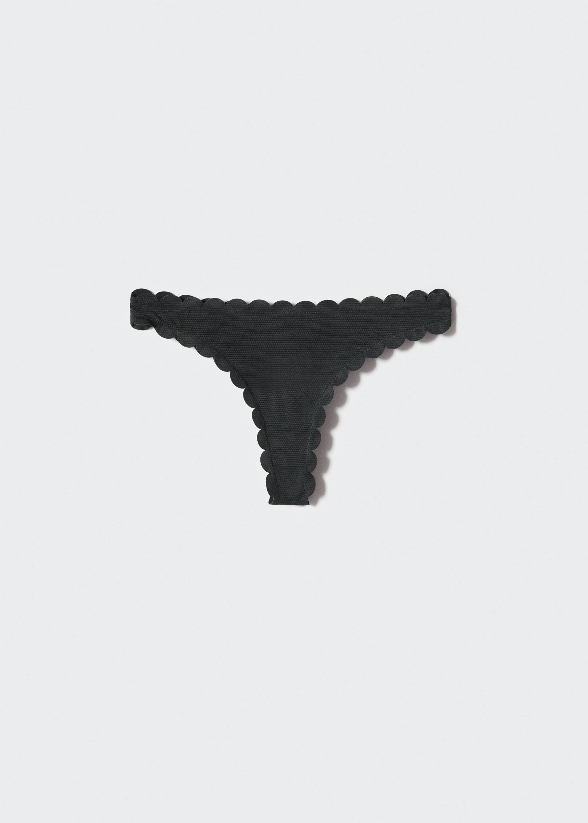 Бразильские трусики от бикини с фестонами - Изделие без модели