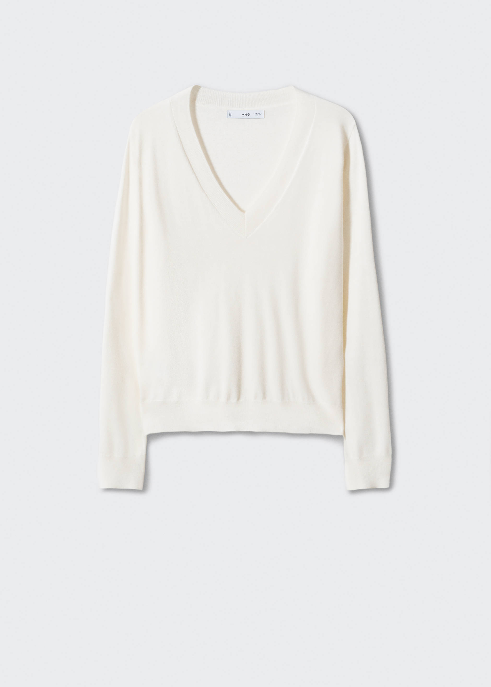 Pull-over maille fine col V - Article sans modèle