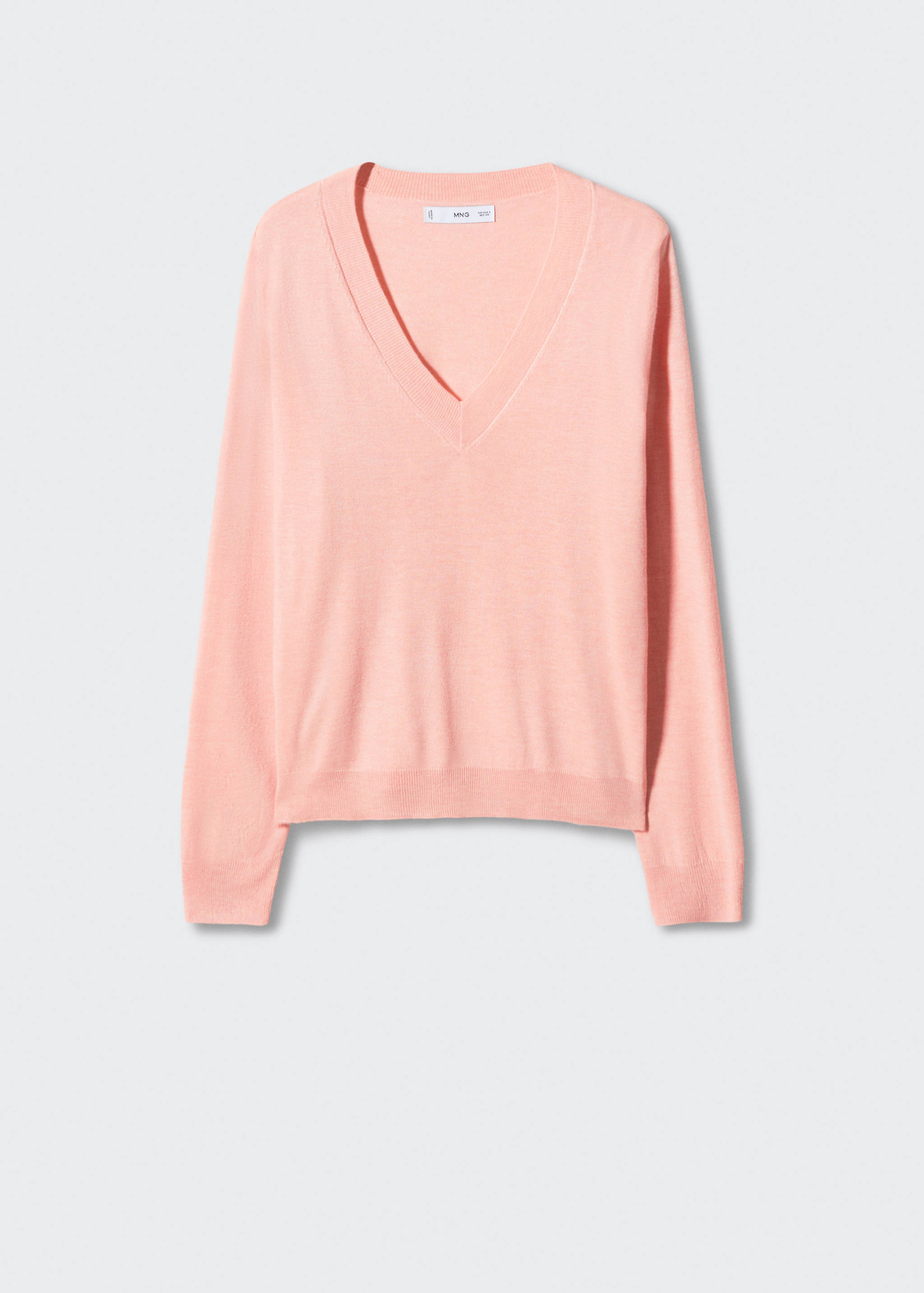 Pull-over maille fine col V - Article sans modèle