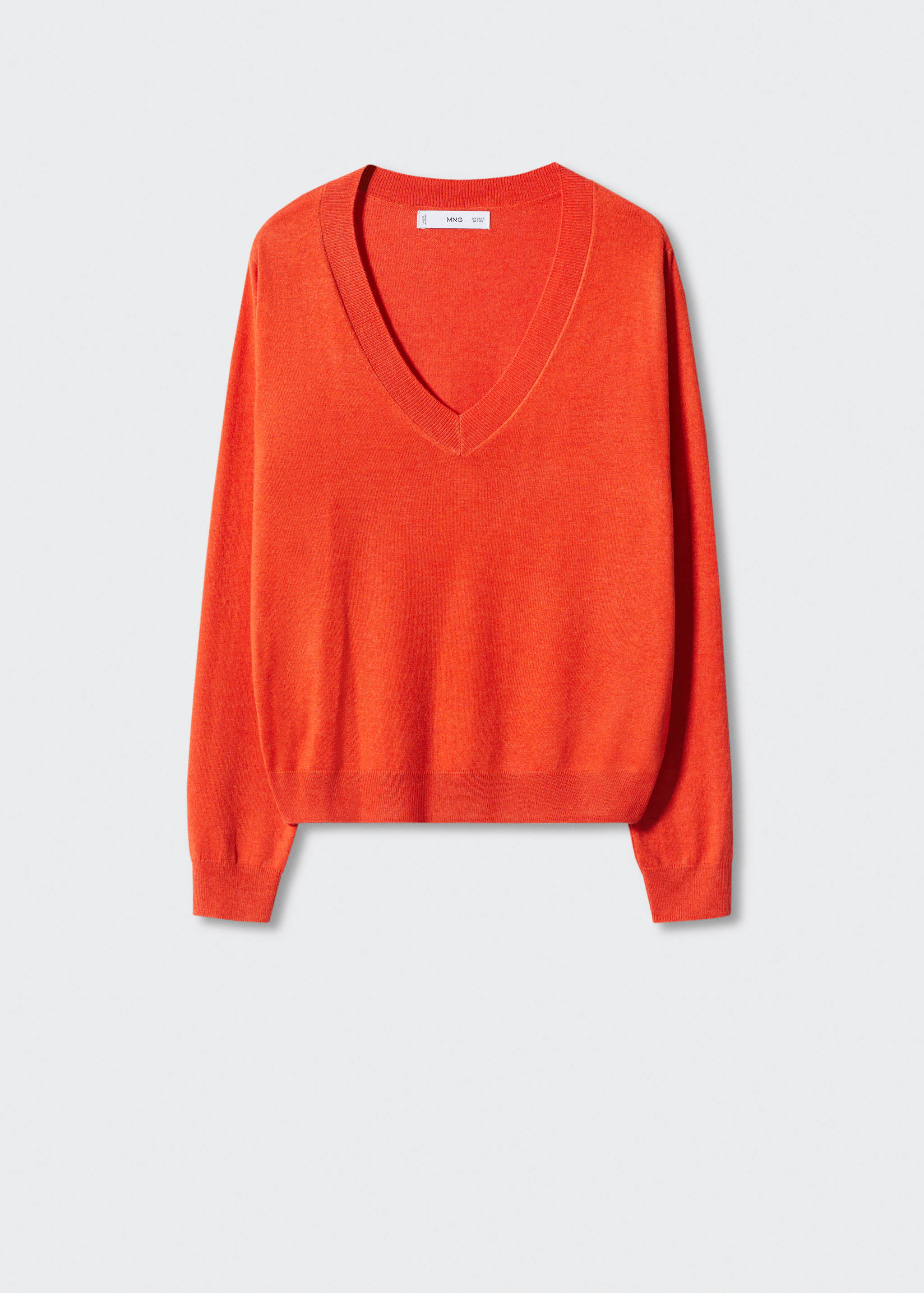 Pull-over maille fine col V - Article sans modèle