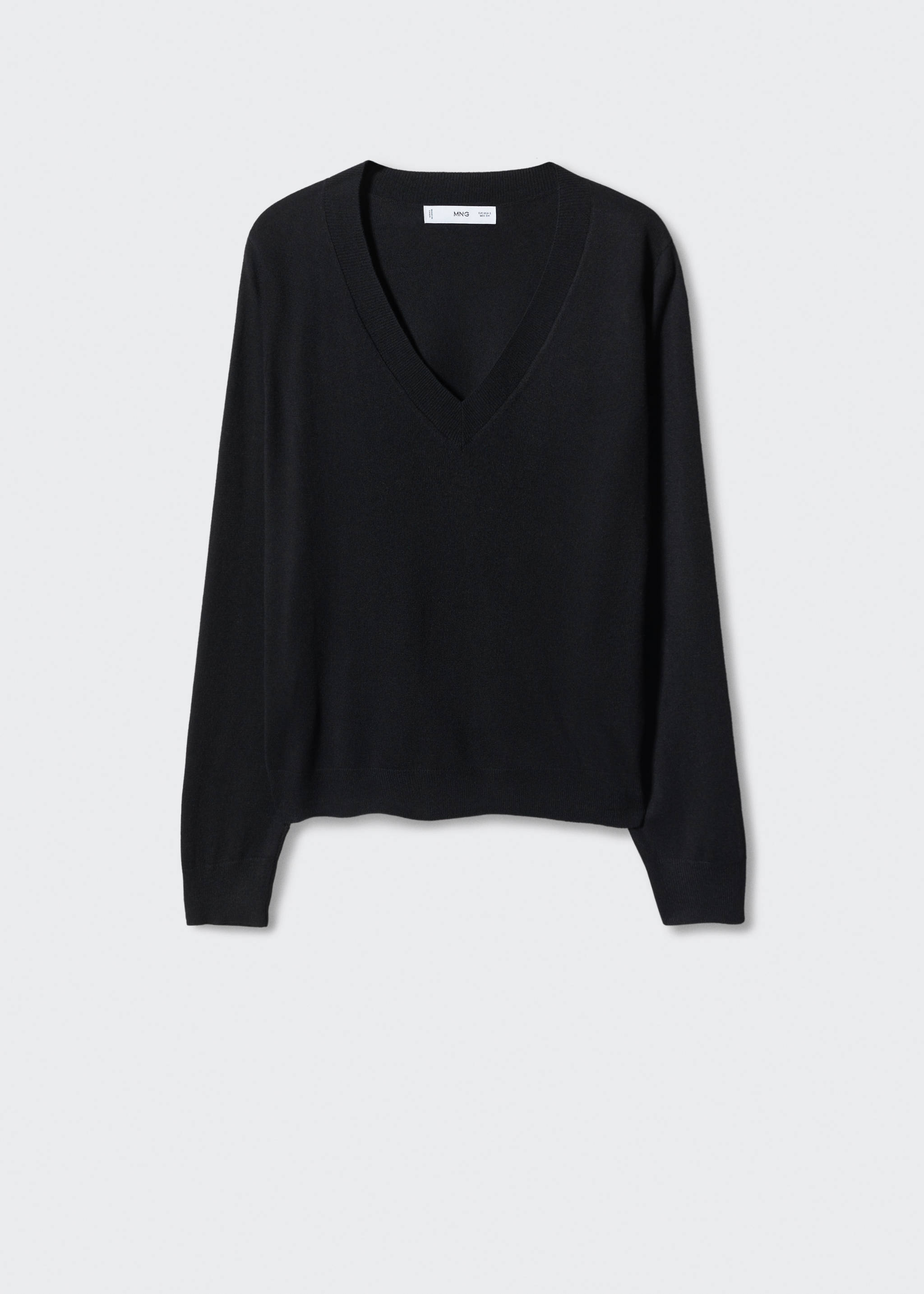 Pull-over maille fine col V - Article sans modèle