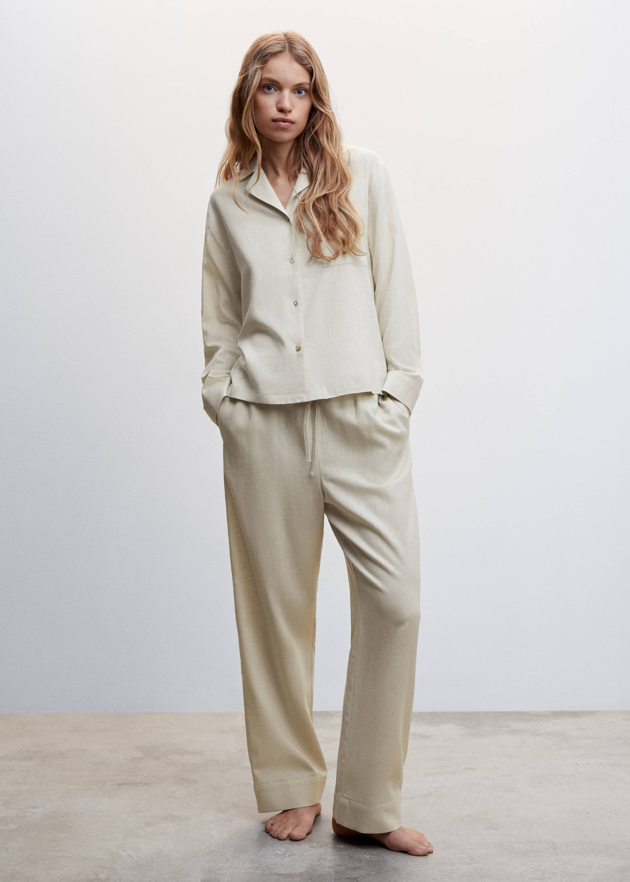 Pantalon pyjama lin - Plan général