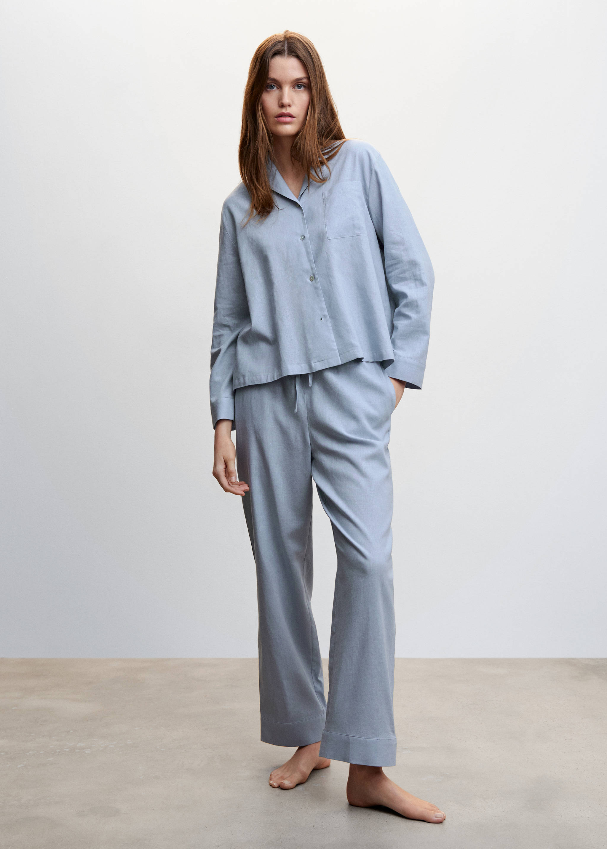 Pantalon pyjama lin - Plan général