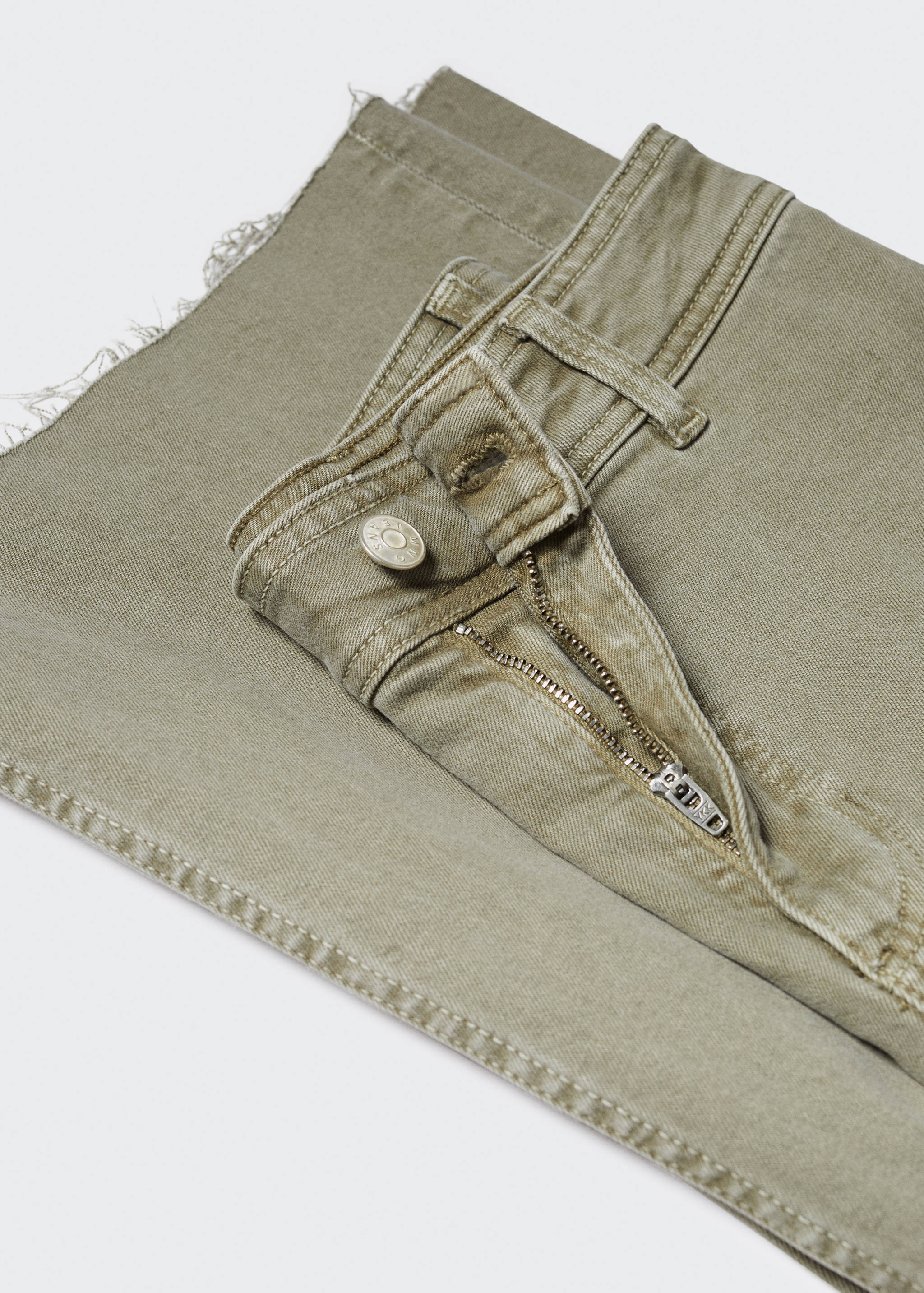 Джинсы-кюлоты с завышенной талией - Деталь изделия 8