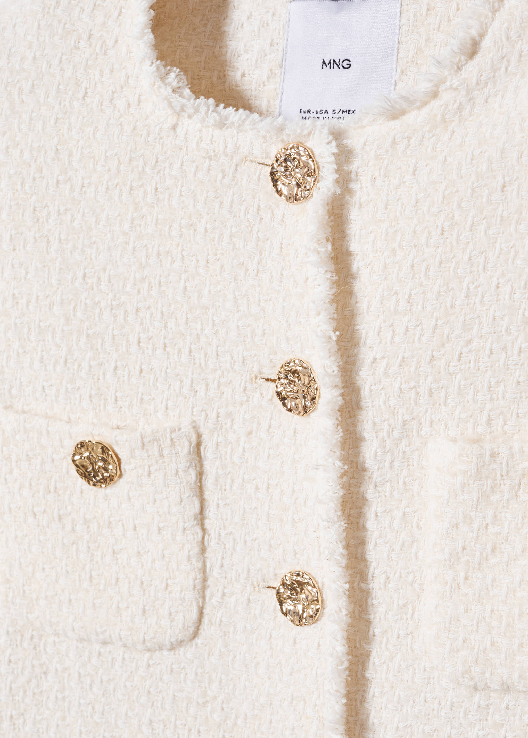 Tweed jacket with pockets - Details of the article 8