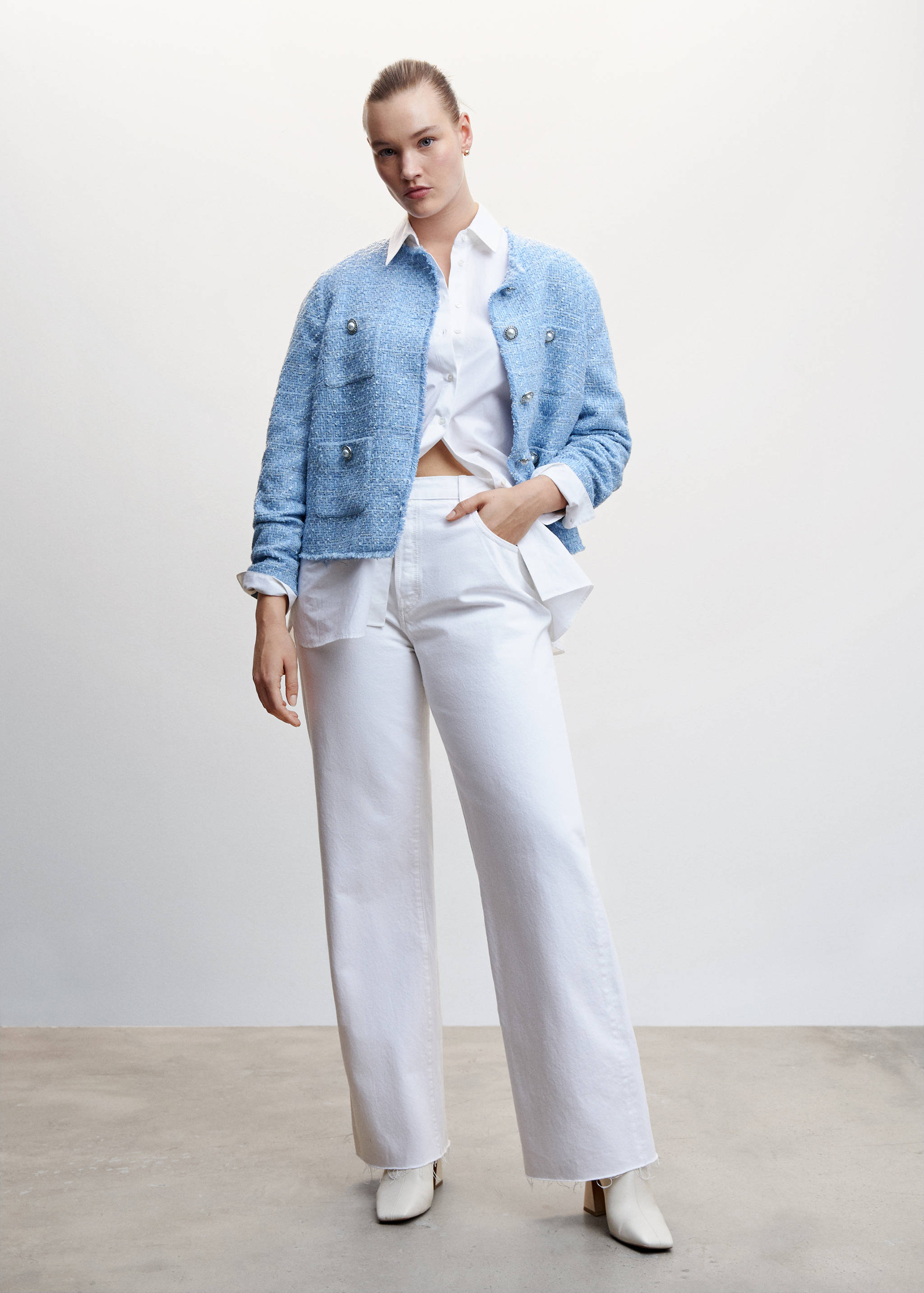 Tweed jacket with pockets - Details of the article 3