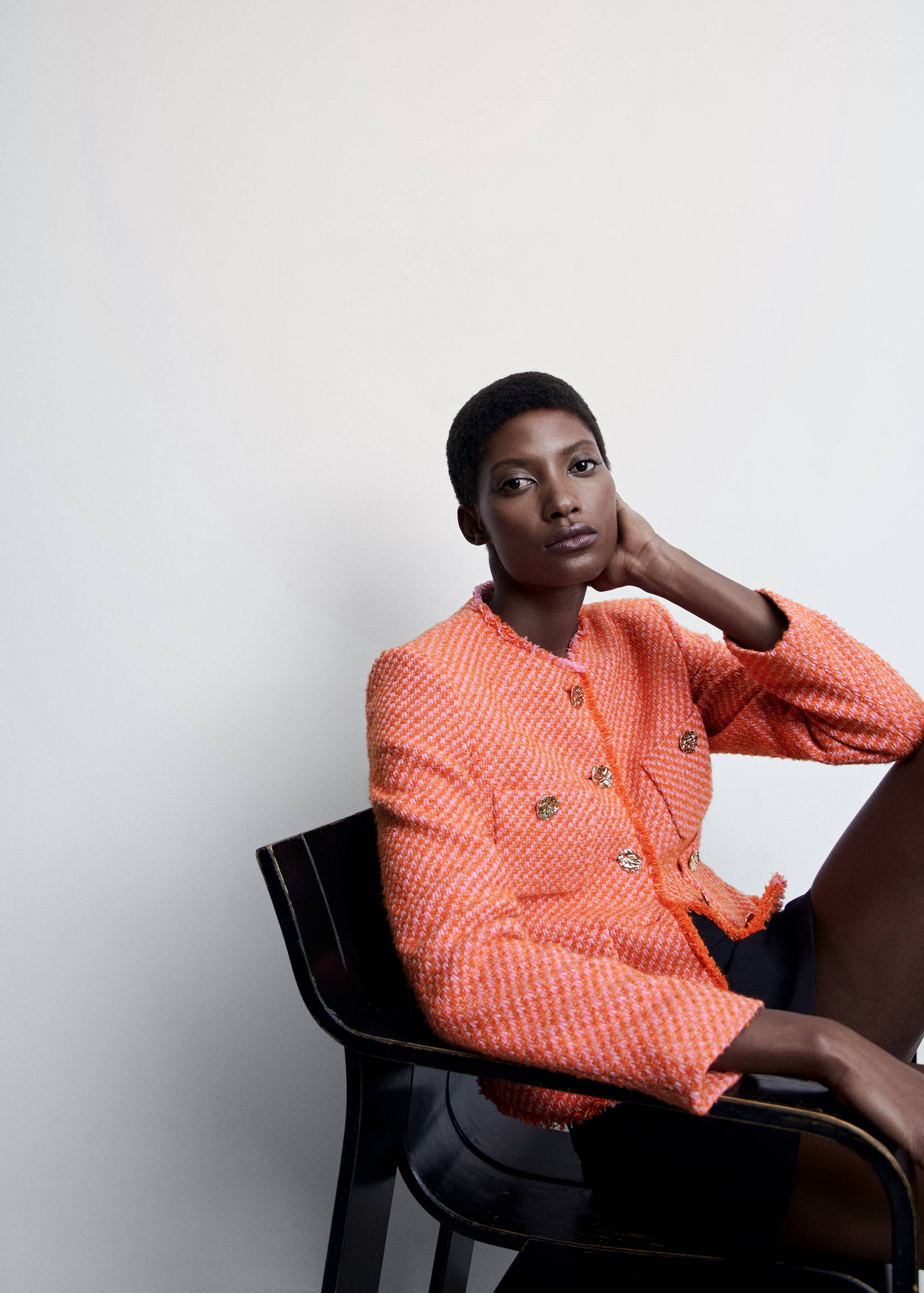 Tweed jacket with pockets - Details of the article 2