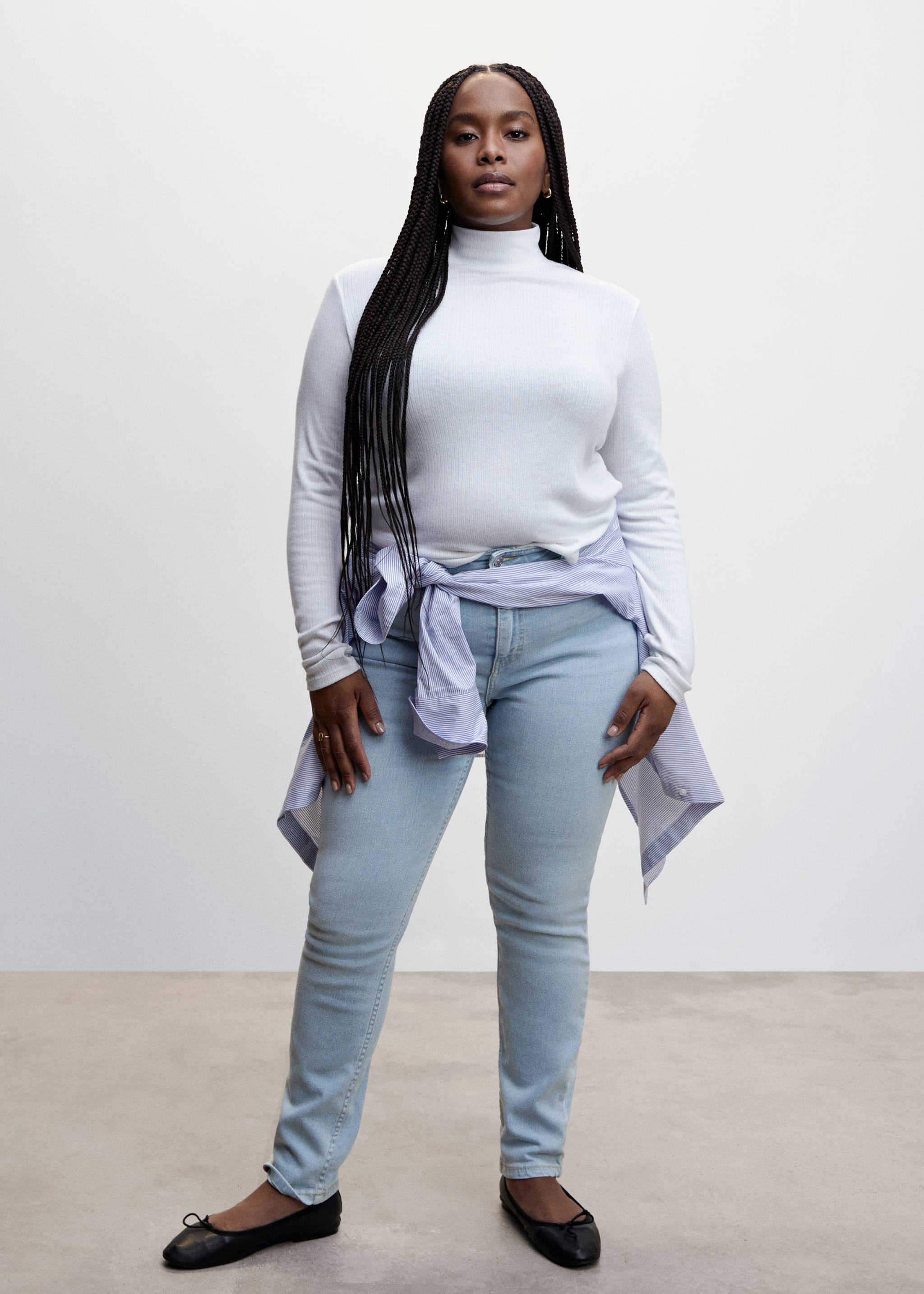 Jeans skinny tiro alto  - Detalle del artículo 3