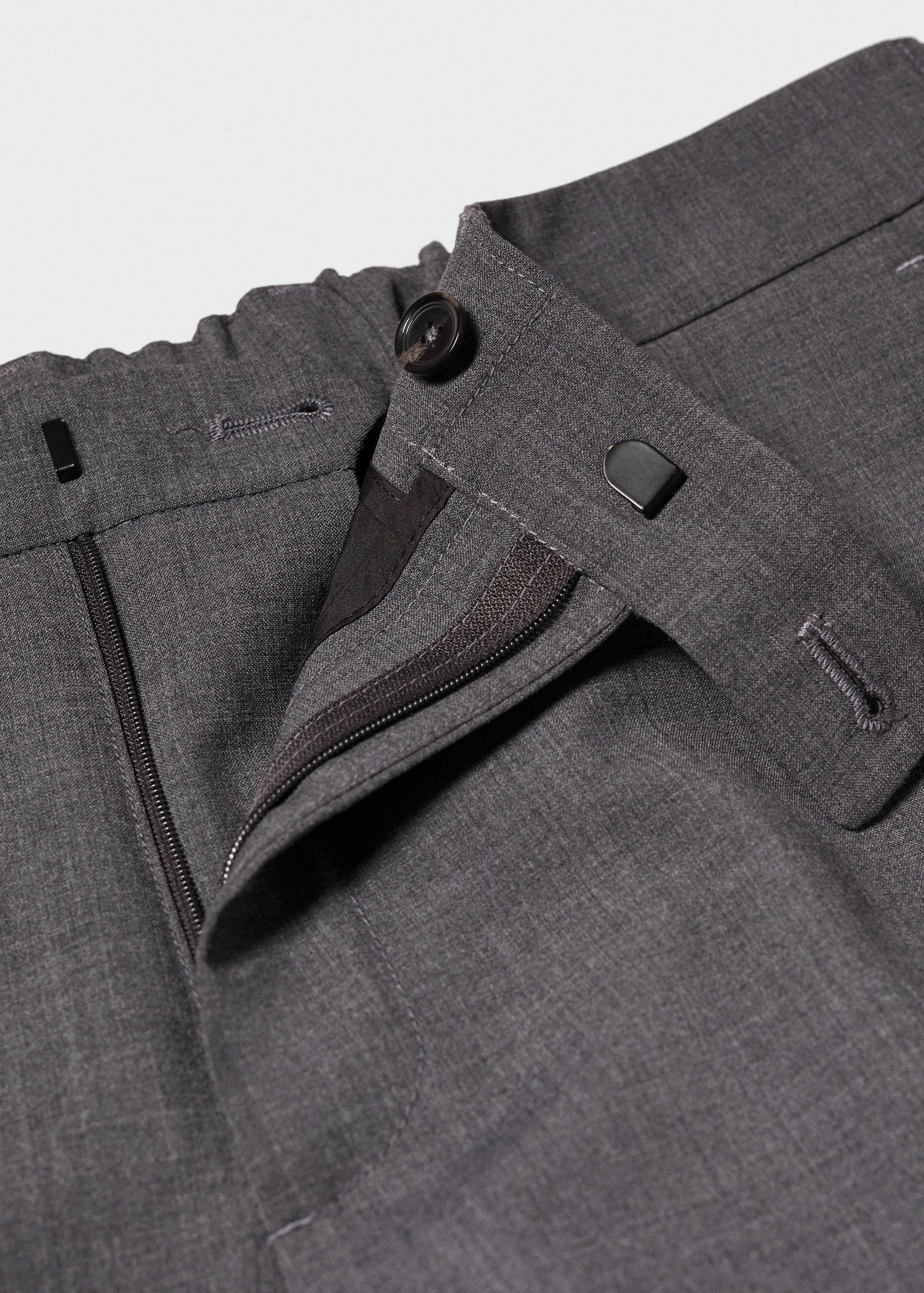 Breathable slim-fit suit trousers - Details of the article 8