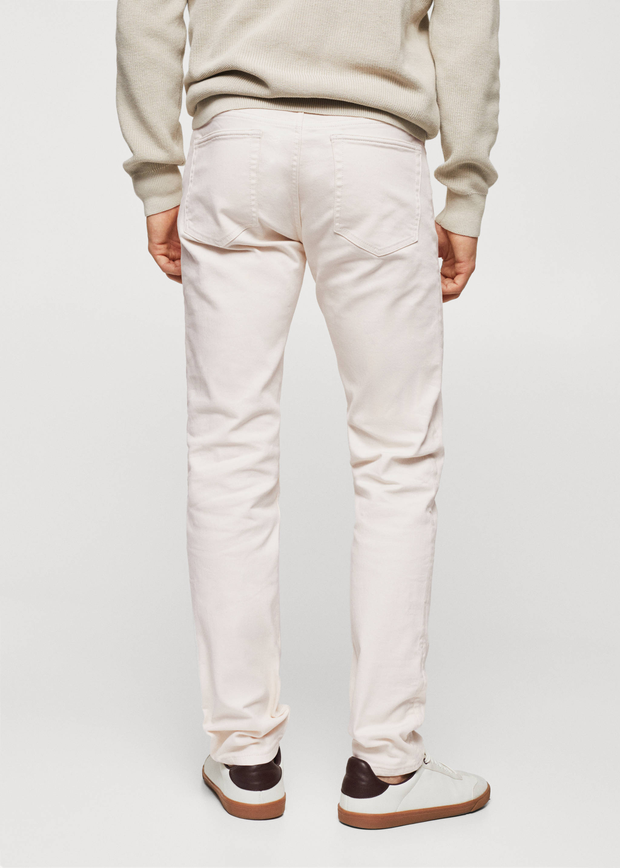 Slim-fit coloured jeans - Reverse of the article