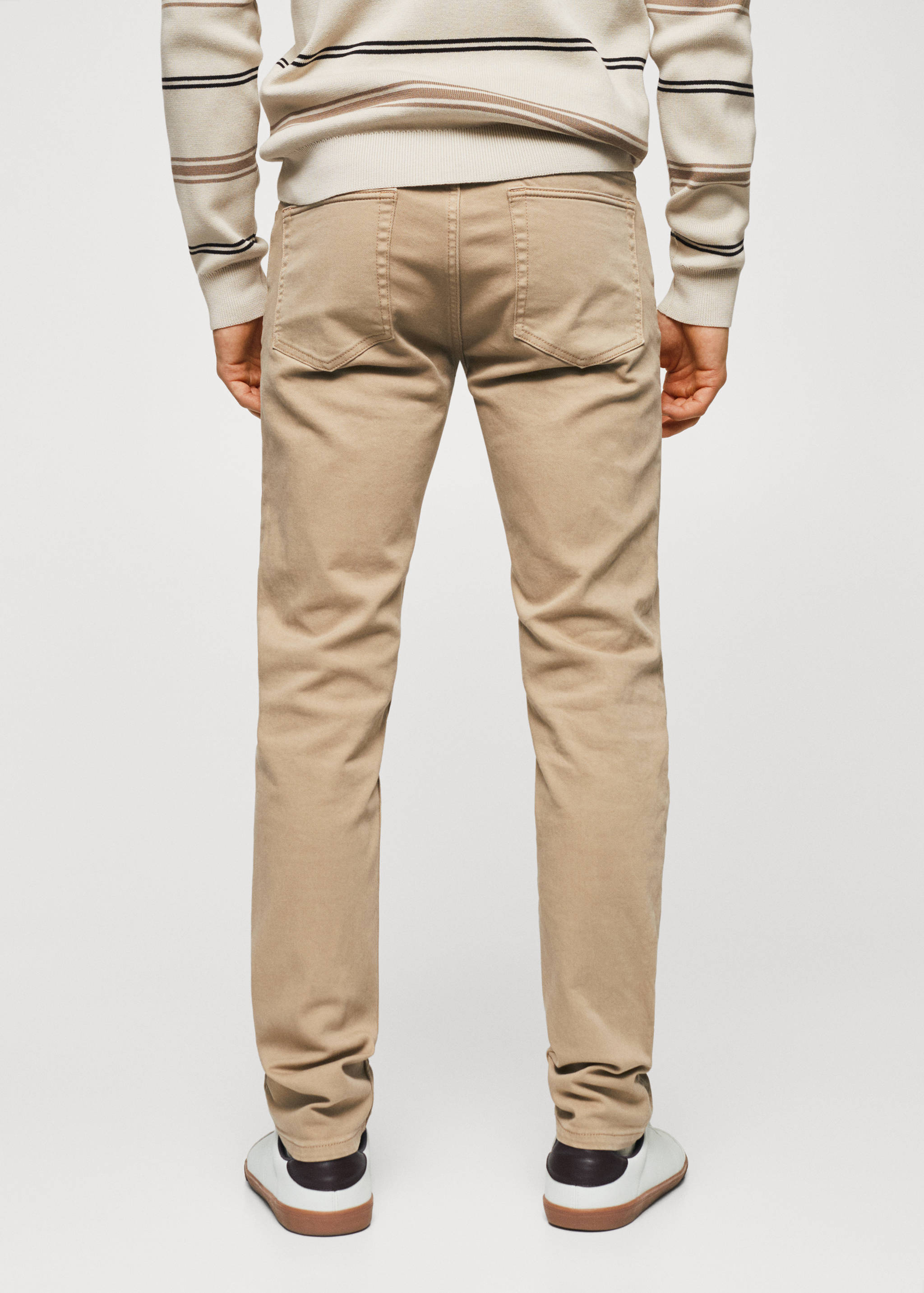 Slim-fit coloured jeans - Reverse of the article