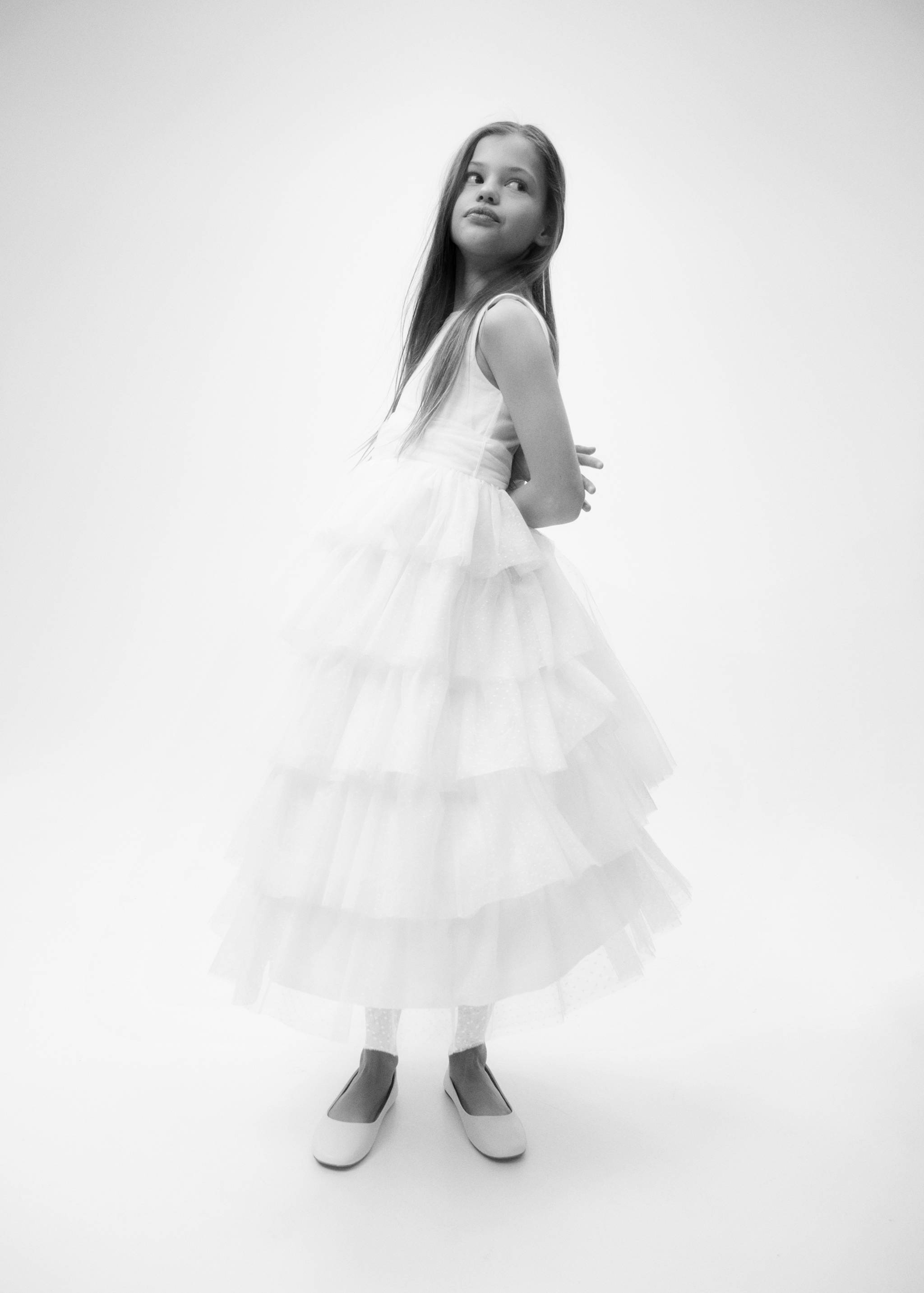 Robe tulle volants - Plan général