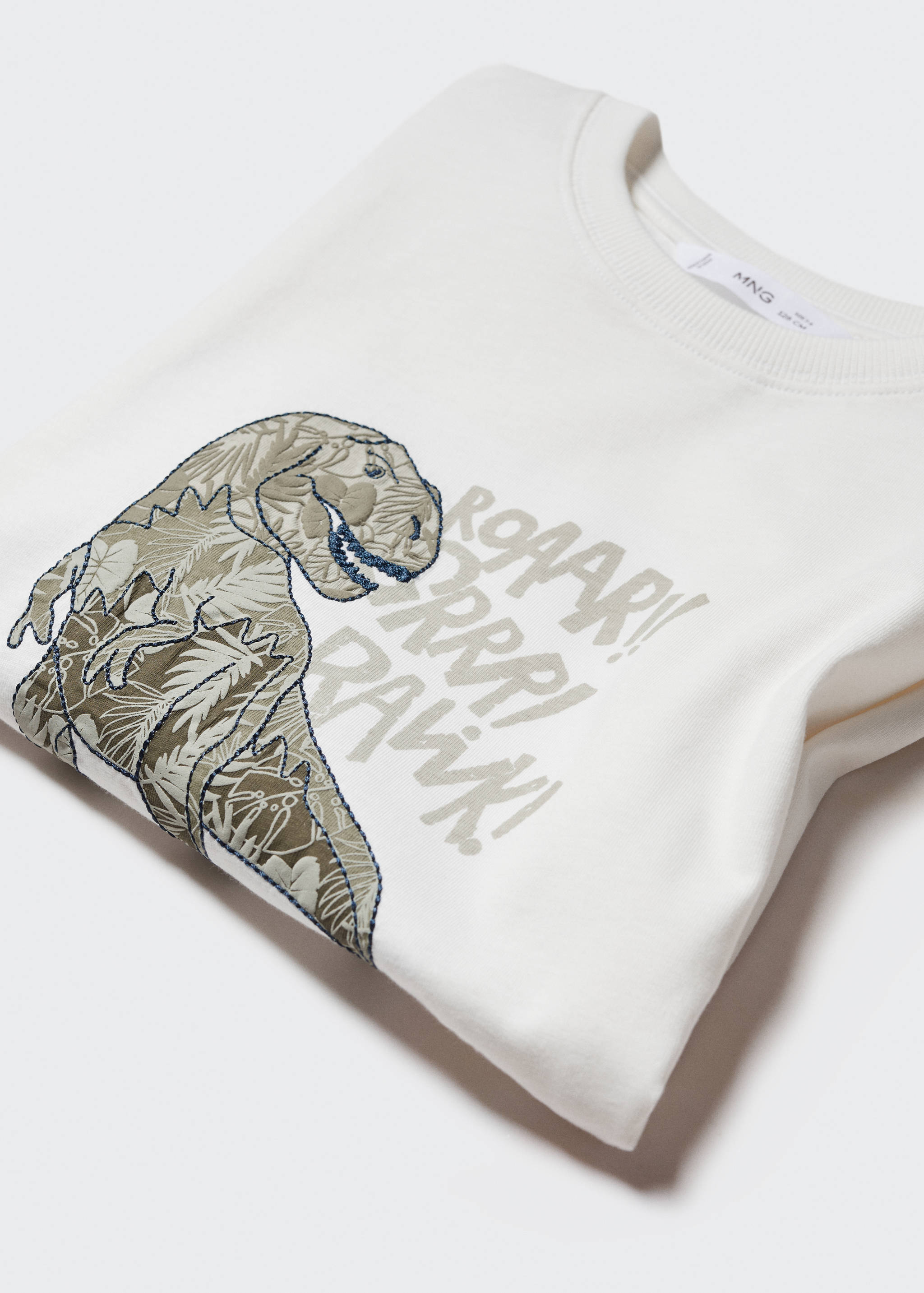 Printed cotton-blend T-shirt - Details of the article 8