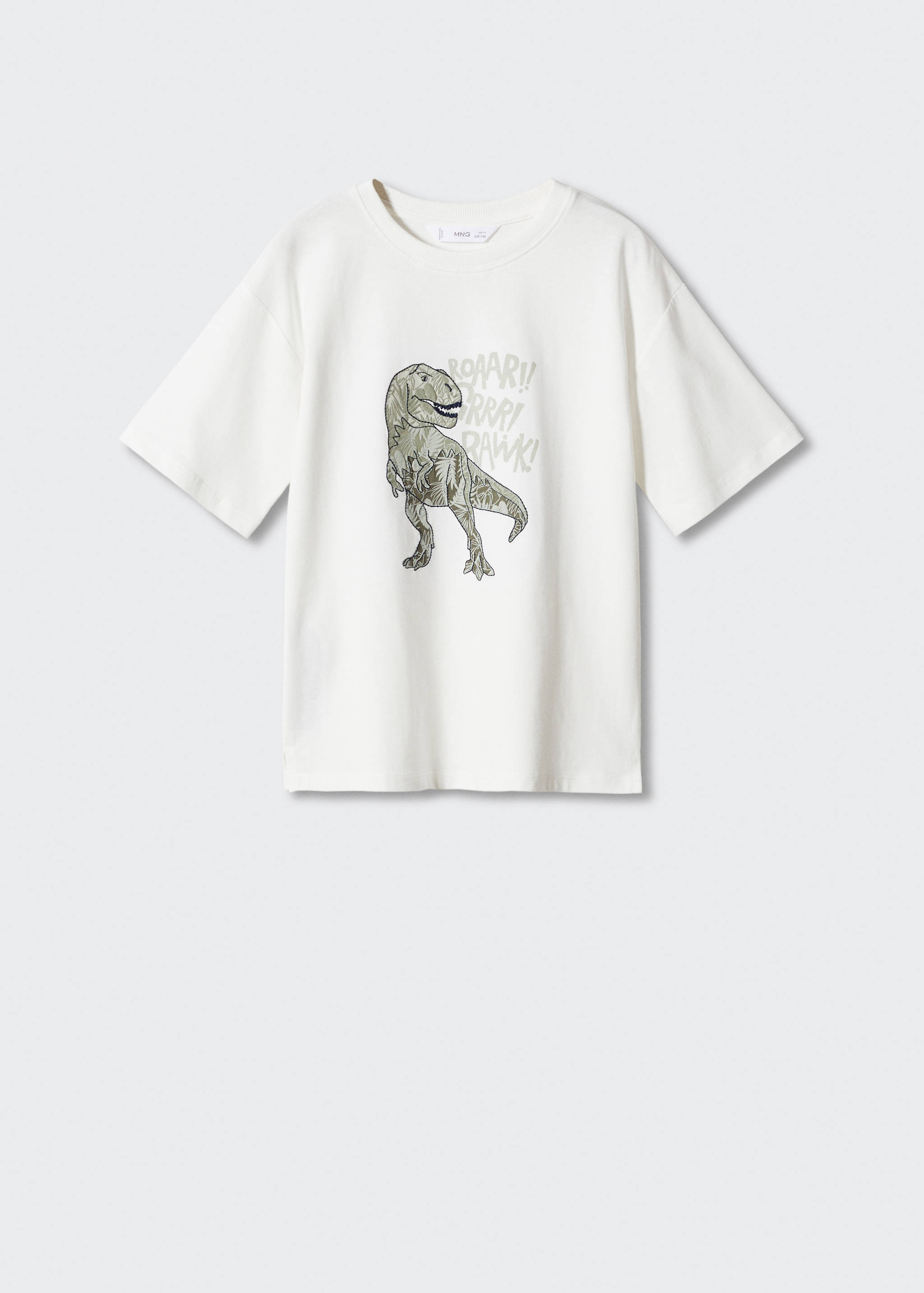 Printed cotton-blend T-shirt - Article without model