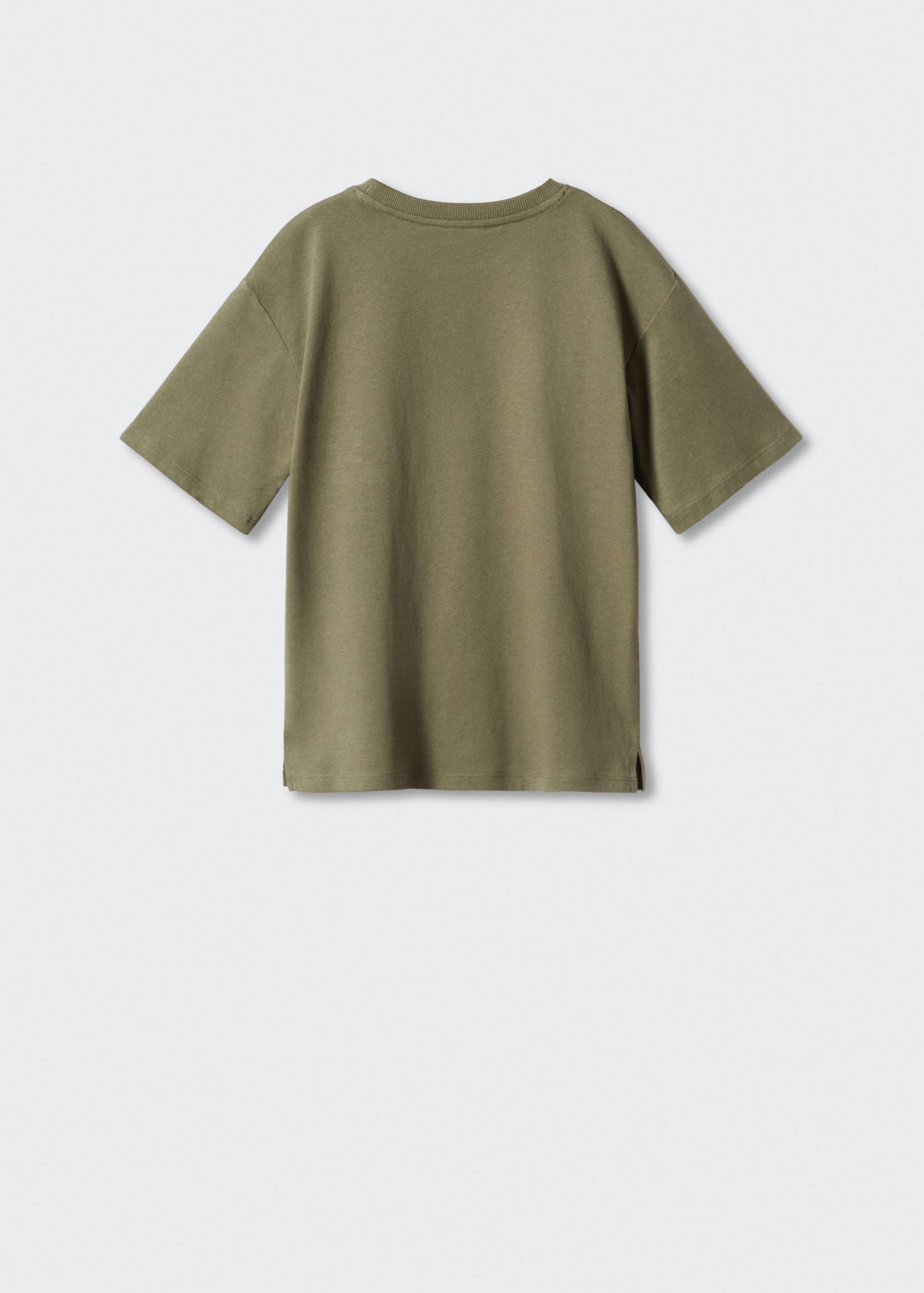 Printed cotton-blend T-shirt - Reverse of the article