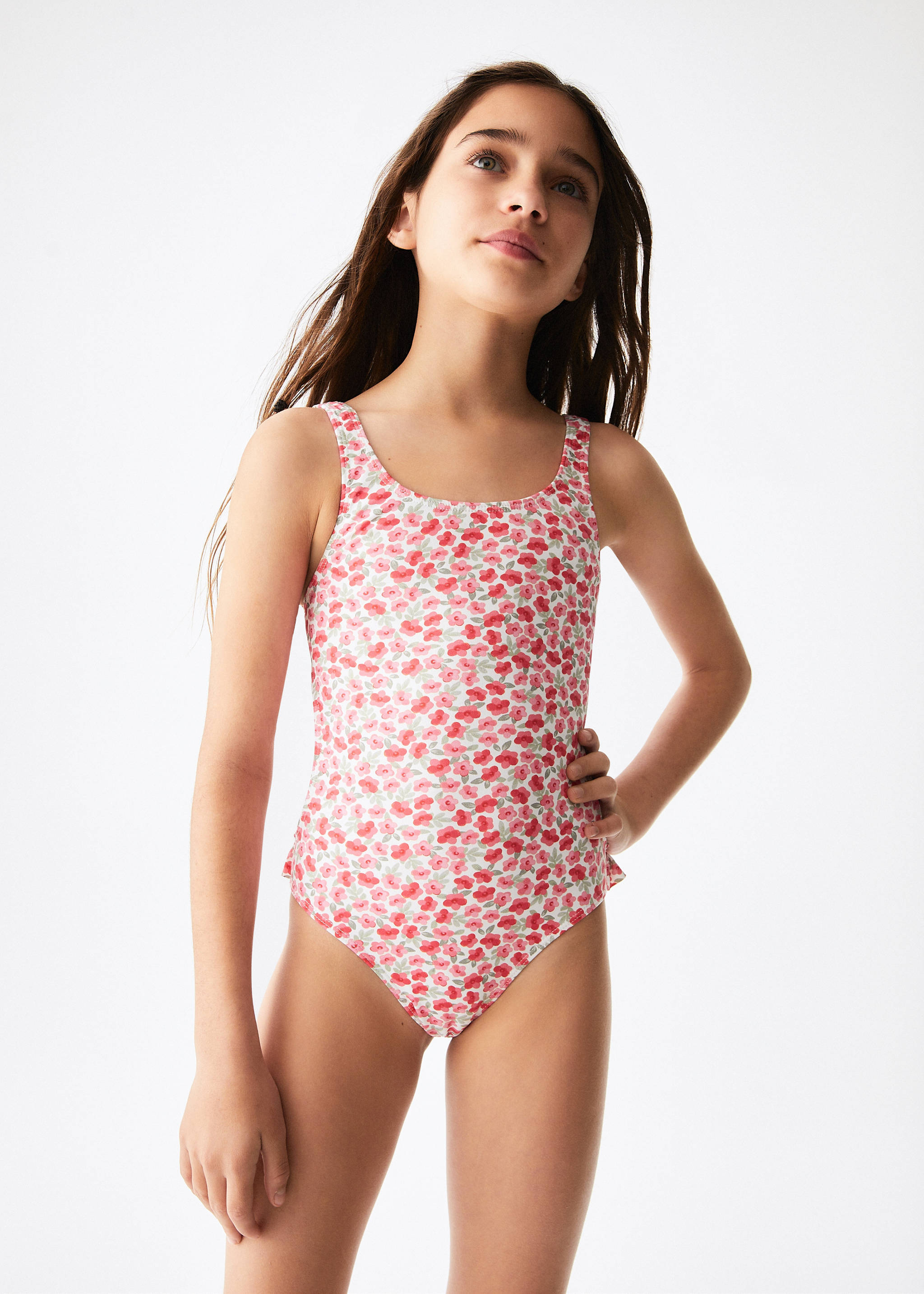 Maillot de bain imprimé floral - Plan moyen