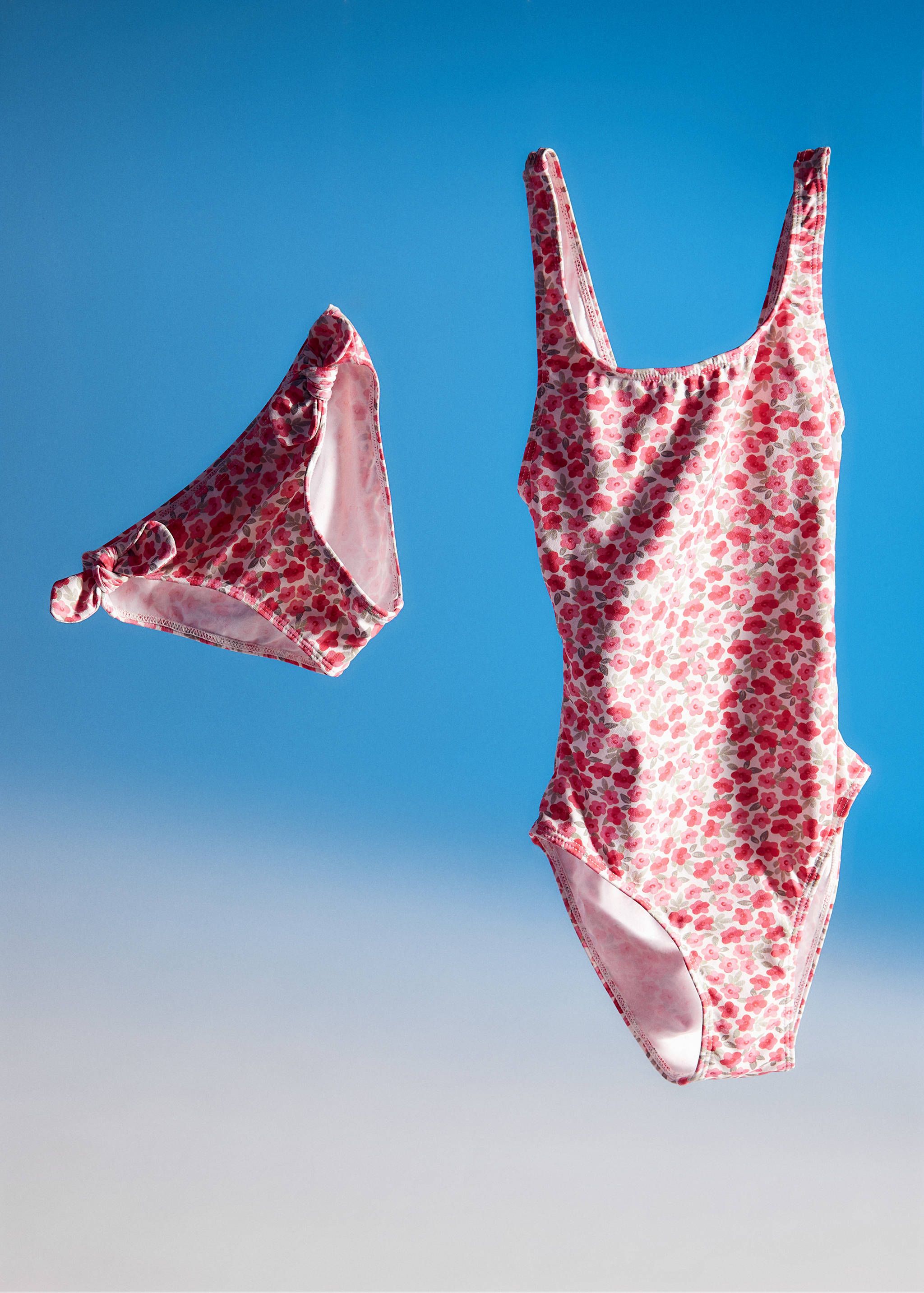 Floral print swimsuit - Details of the article 5