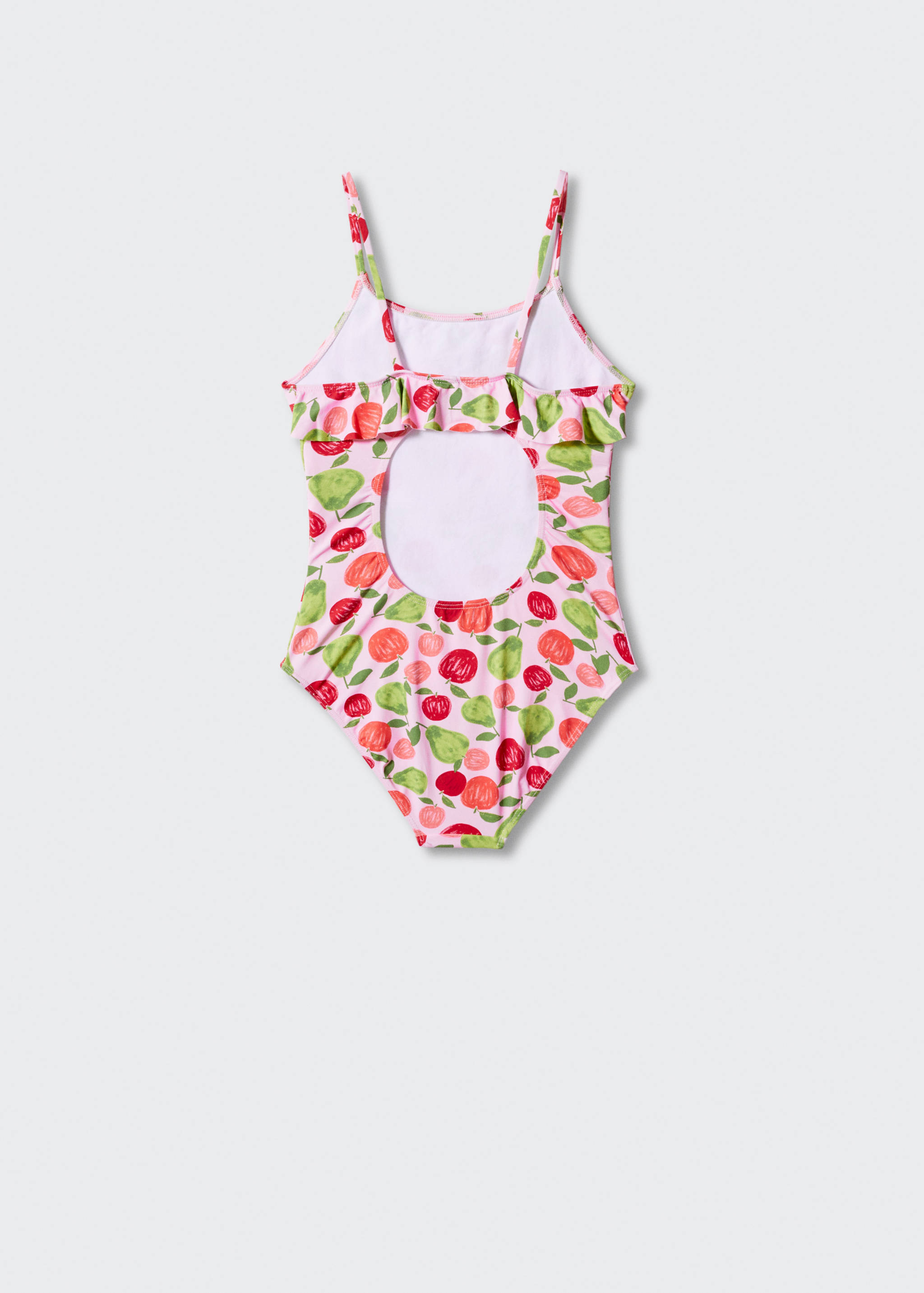 Fruits print swimsuit - Reverse of the article